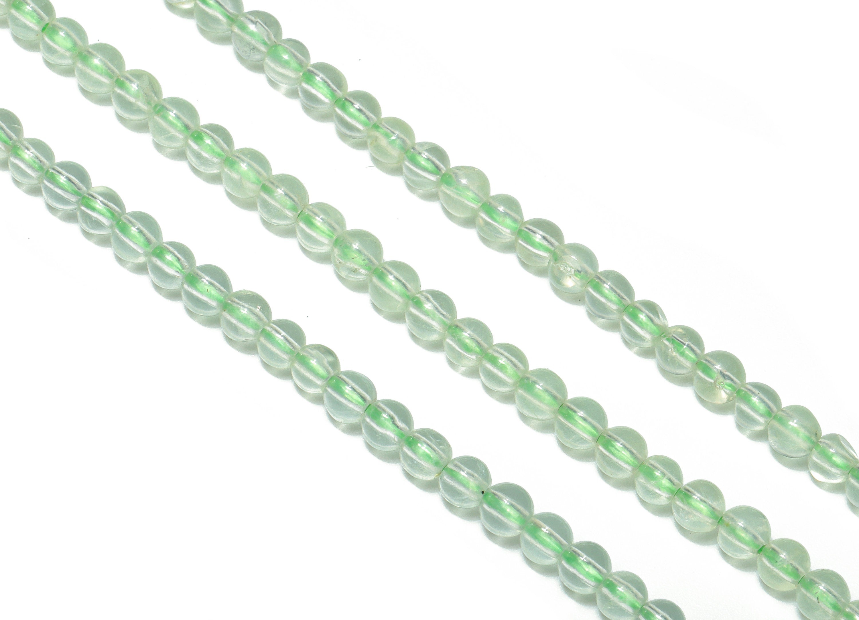 The Crystal of The Lotus Round Beads 4mm - 15.5 inch - Round Gemstone Beads - Natural Stone Beads  - 4x4mm - NS1476 - DOMEDBAZAAR