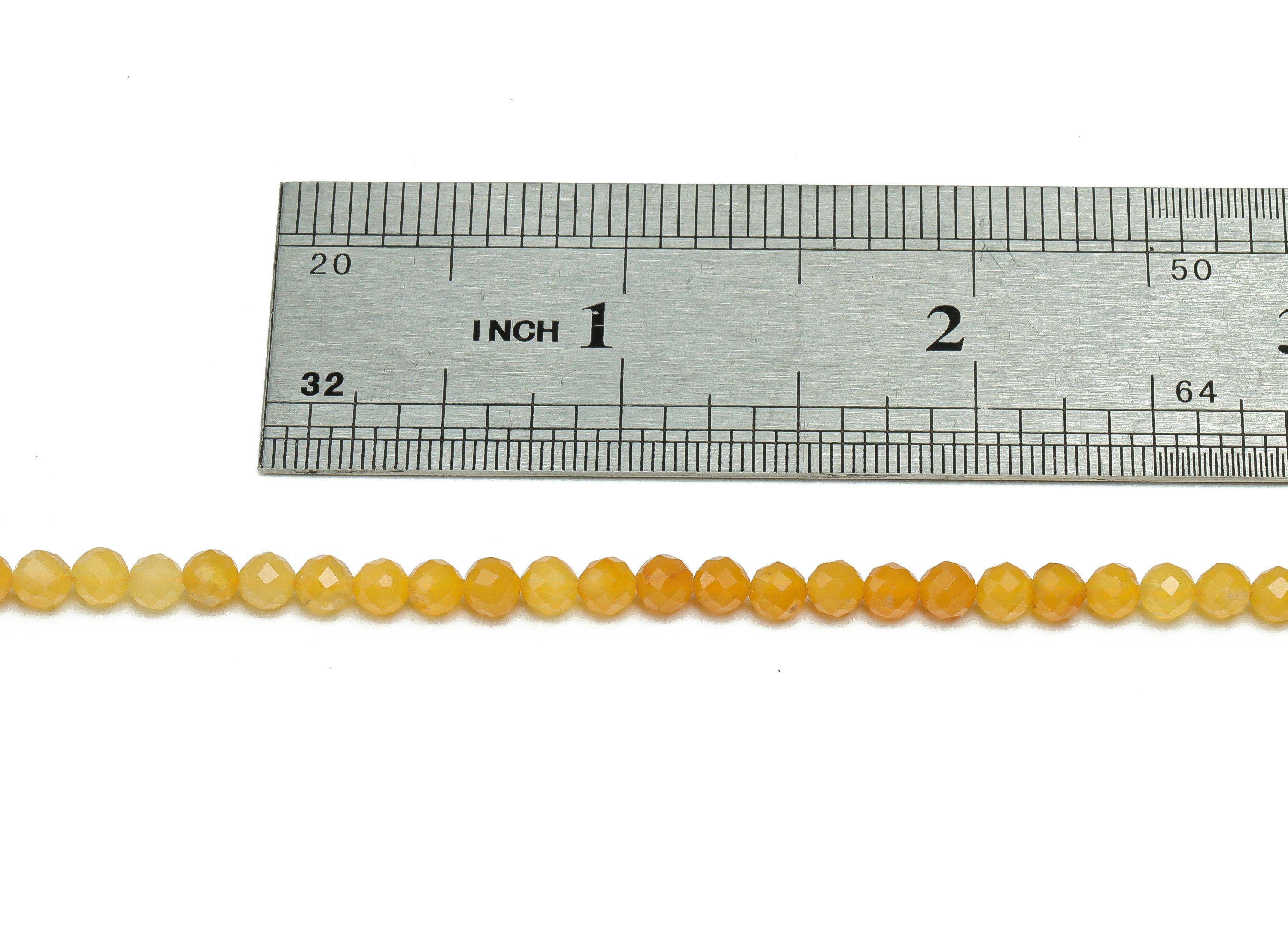 Topaz Round Beads 3mm - 15.5 inch - Faceted Round Gemstone Beads - Natural Stone Beads - 3x3mm - NS1490 - DOMEDBAZAAR