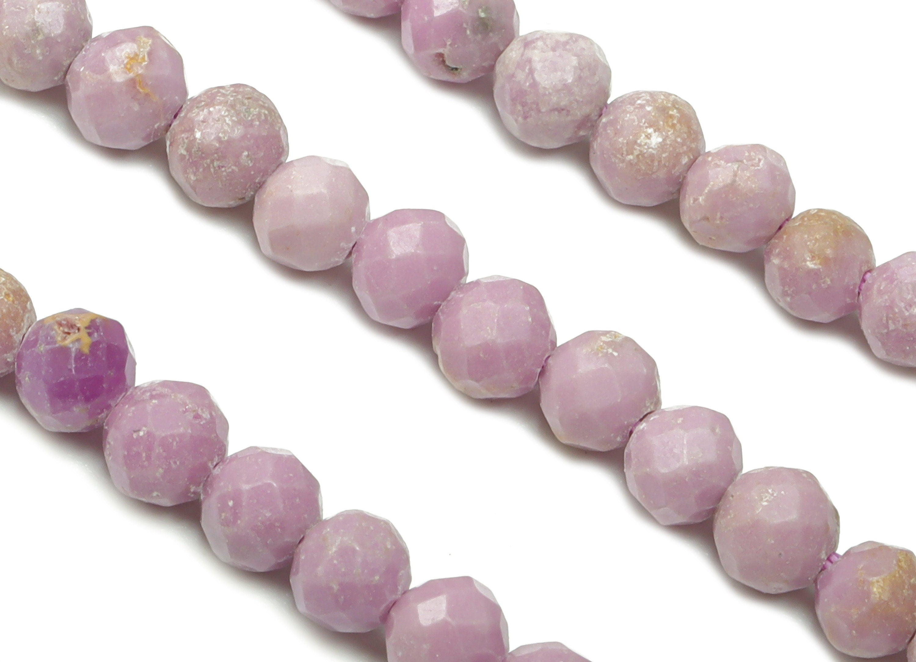 Ziyun Mother Round Beads 4mm - 15.5 inch - Faceted Round Gemstone Beads - Natural Stone Beads - 4x4mm - NS1494 - DOMEDBAZAAR