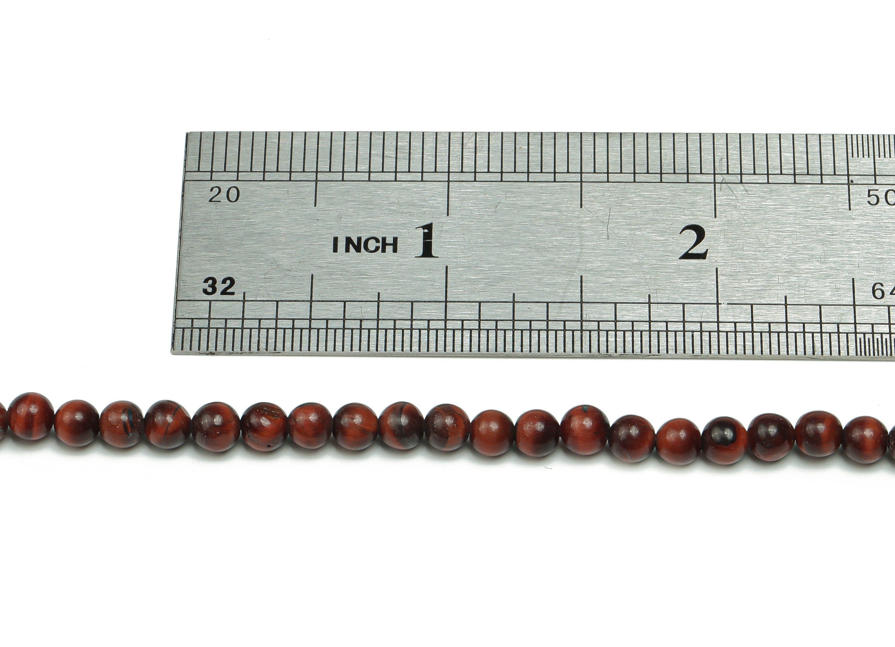 Tigers Eye Round Beads 4mm - 15.5 inch - Round Gemstone Beads - Natural Stone Beads - 4x4mm - NS1498 - DOMEDBAZAAR