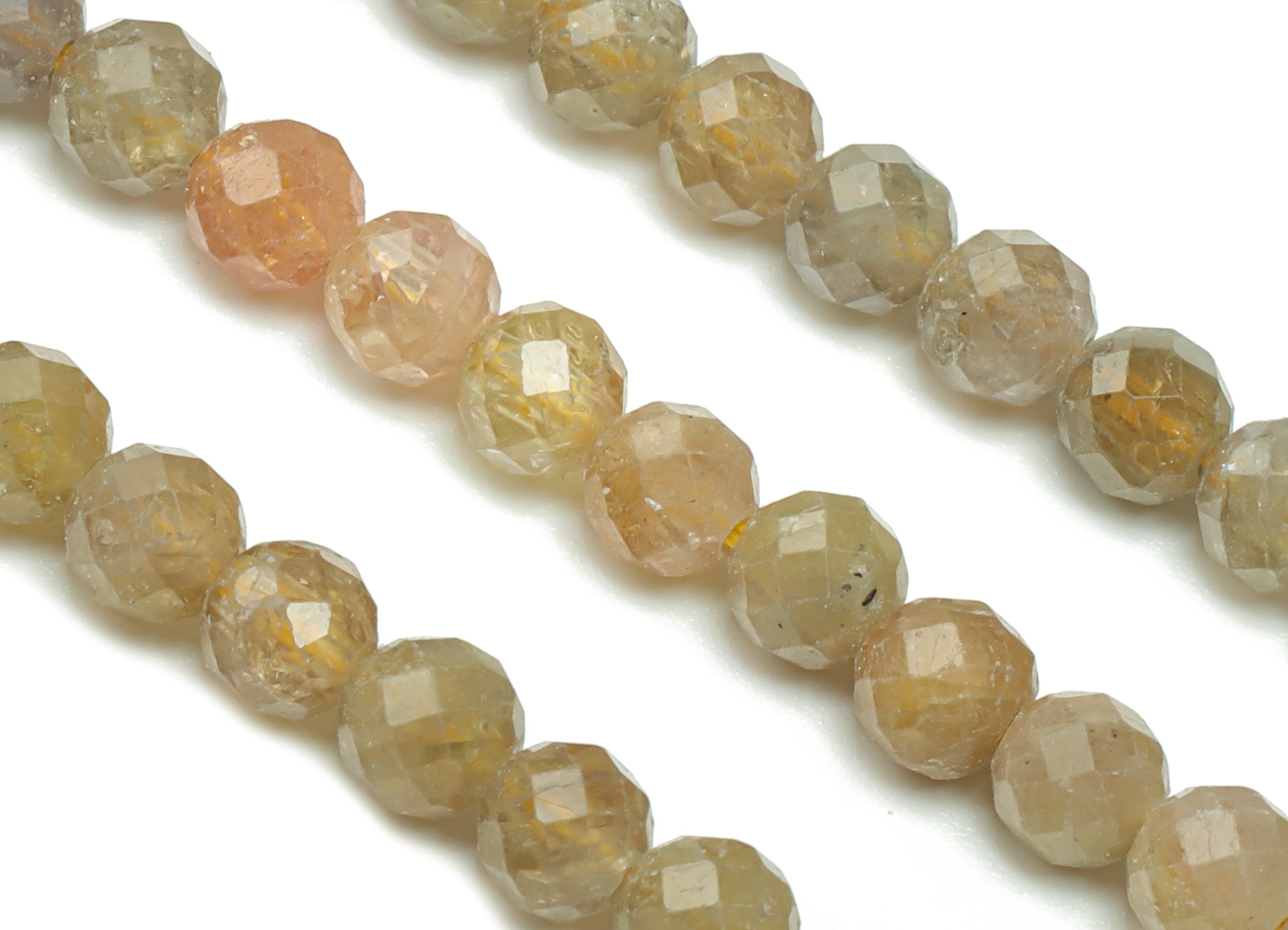 Tanzanite Round Beads 4mm - 15.5 inch - Faceted Round Gemstone Beads - Natural Stone Beads - 4x4m - NS1480 - DOMEDBAZAAR