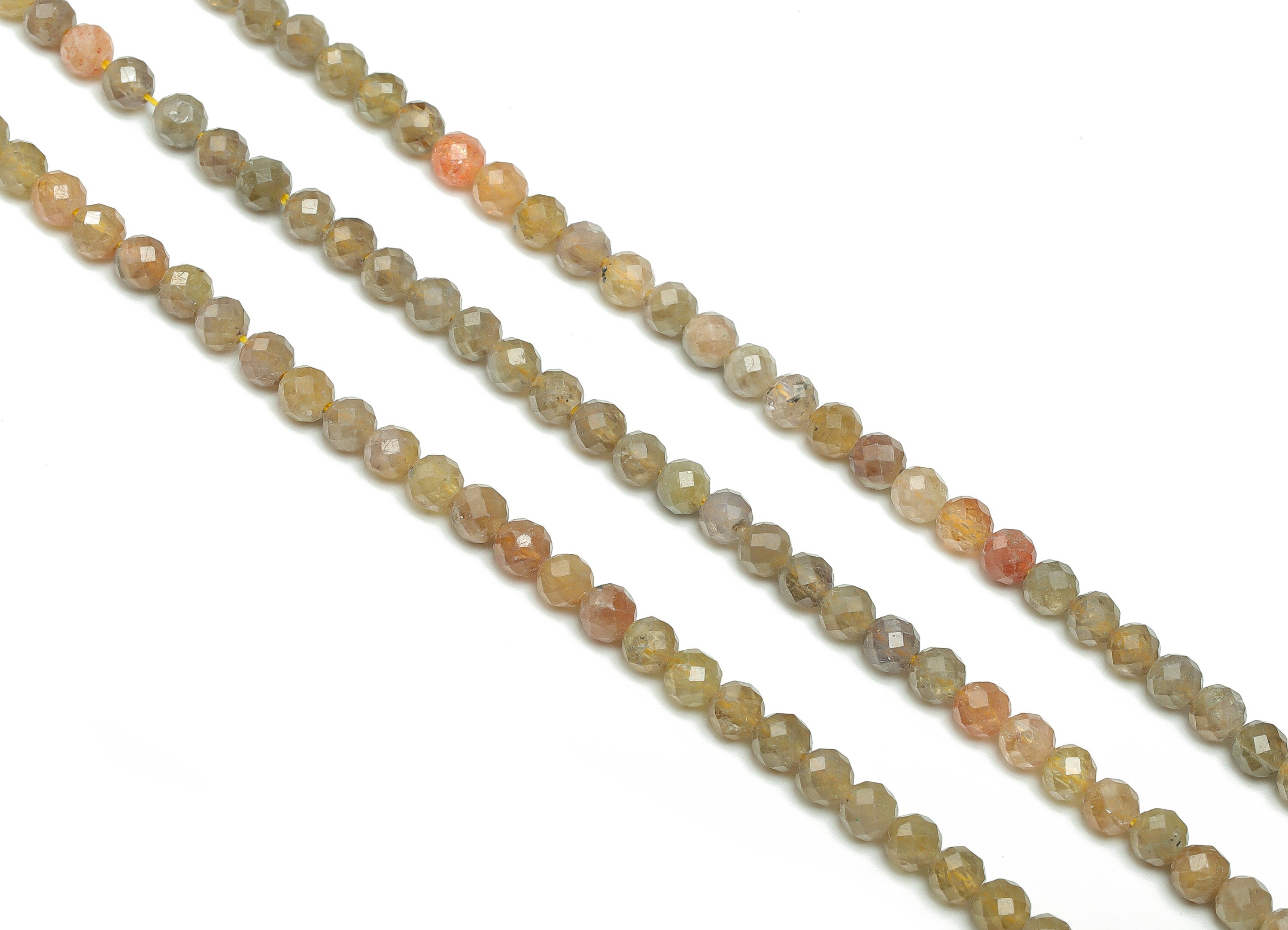Tanzanite Round Beads 4mm - 15.5 inch - Faceted Round Gemstone Beads - Natural Stone Beads - 4x4m - NS1480 - DOMEDBAZAAR