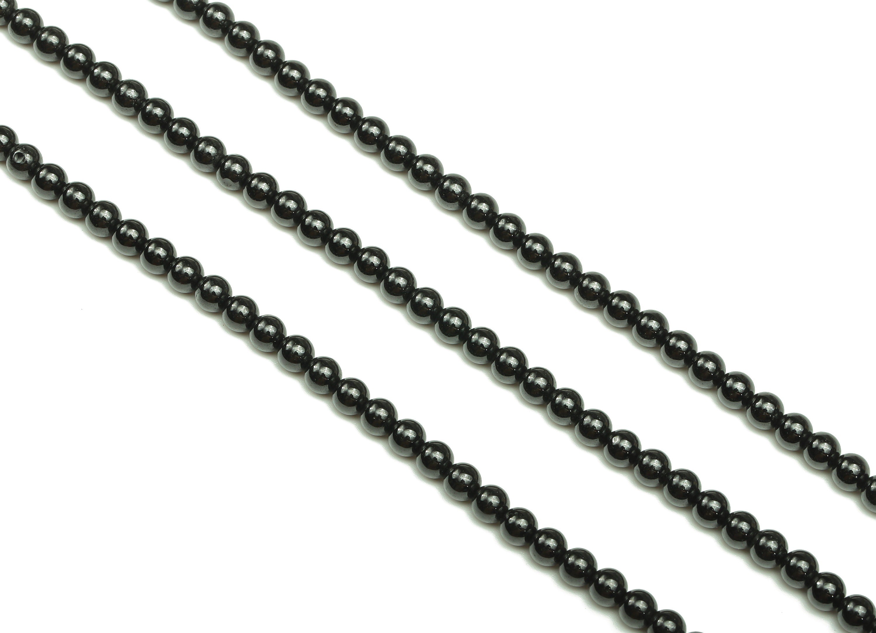 Round Gemstone Beads - 10mm Obsidian Round Beads Crystal - 15.5&quot; /1 Strand - 4x4mm - Natural Stone Beads - NS1887 - DOMEDBAZAAR