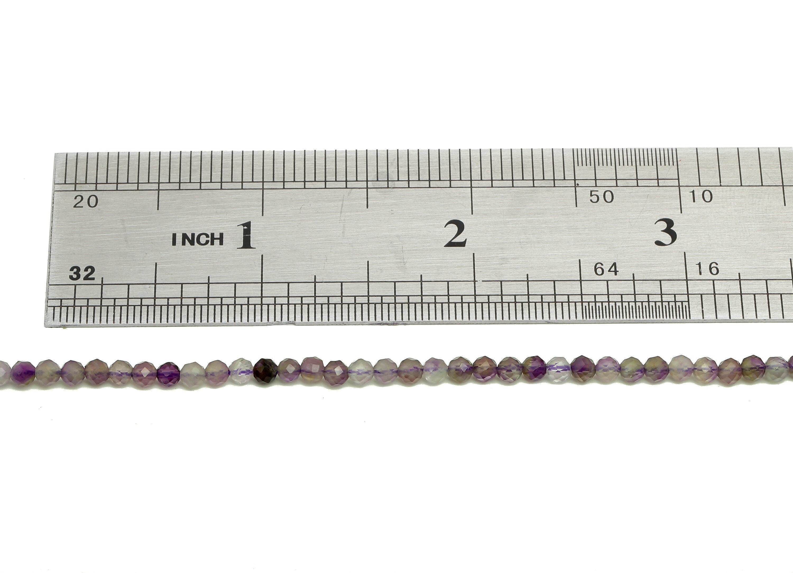 Amethyst Round Beads 3mm - 15.5 inch - Faceted Round Gemstone Beads - Natural Stone Beads - 3x3mm - NS1161 - DOMEDBAZAAR