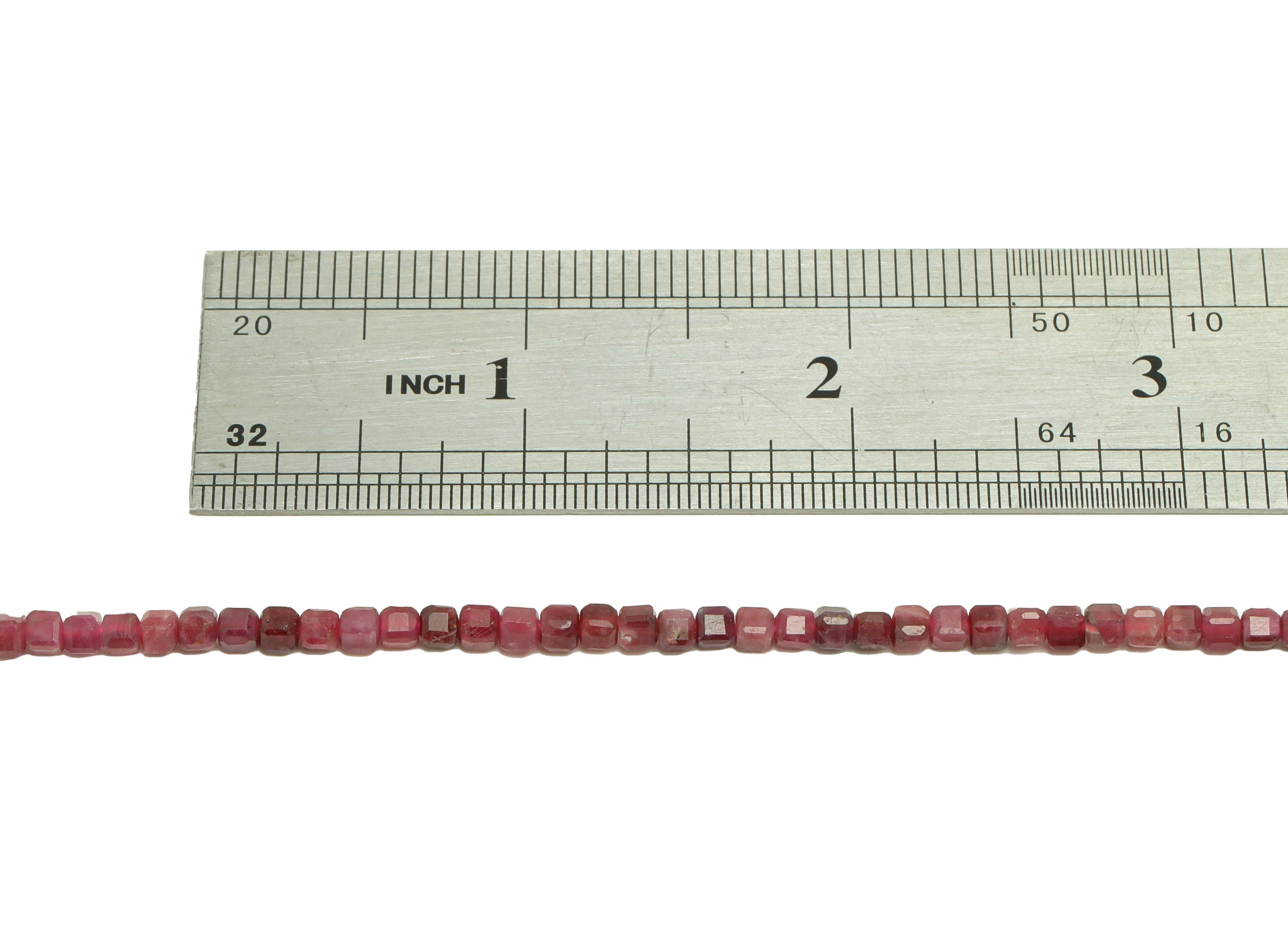 3mm Tourmaline Cube Beads - Natural Stone Crystal - Gemstone Purple Tourmaline Bead - 15.5 &quot;/ Strand Faceted Cube Beads - Stone Bead -NS2032 - DOMEDBAZAAR