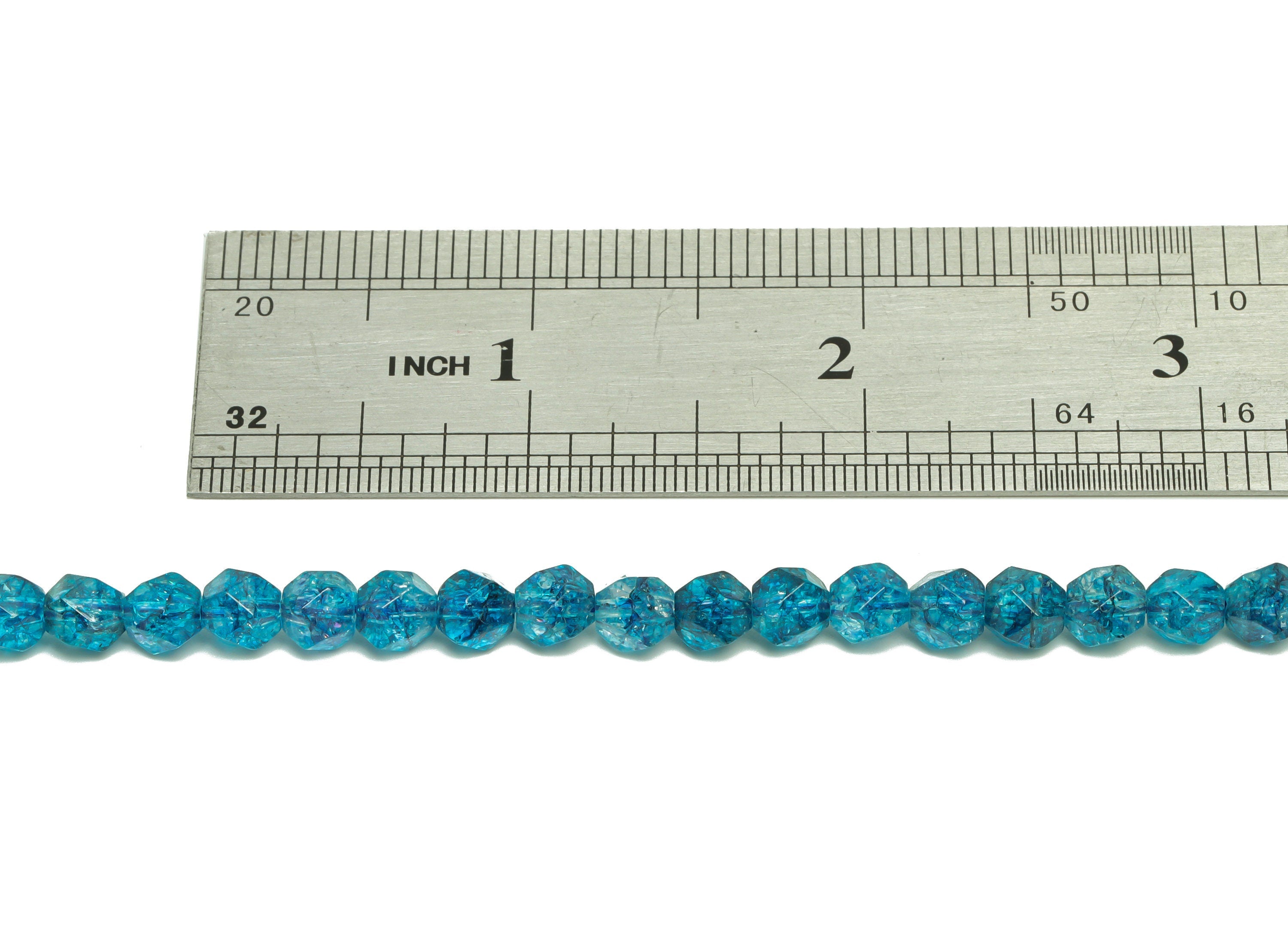 6mm Blue Quartz Round Beads - Beads Crystal - Gemstone Blue Quartz Beads - 15.5 &quot;/ Strand Faceted Round Beads - Natural Crystal Bead- NS2023 - DOMEDBAZAAR