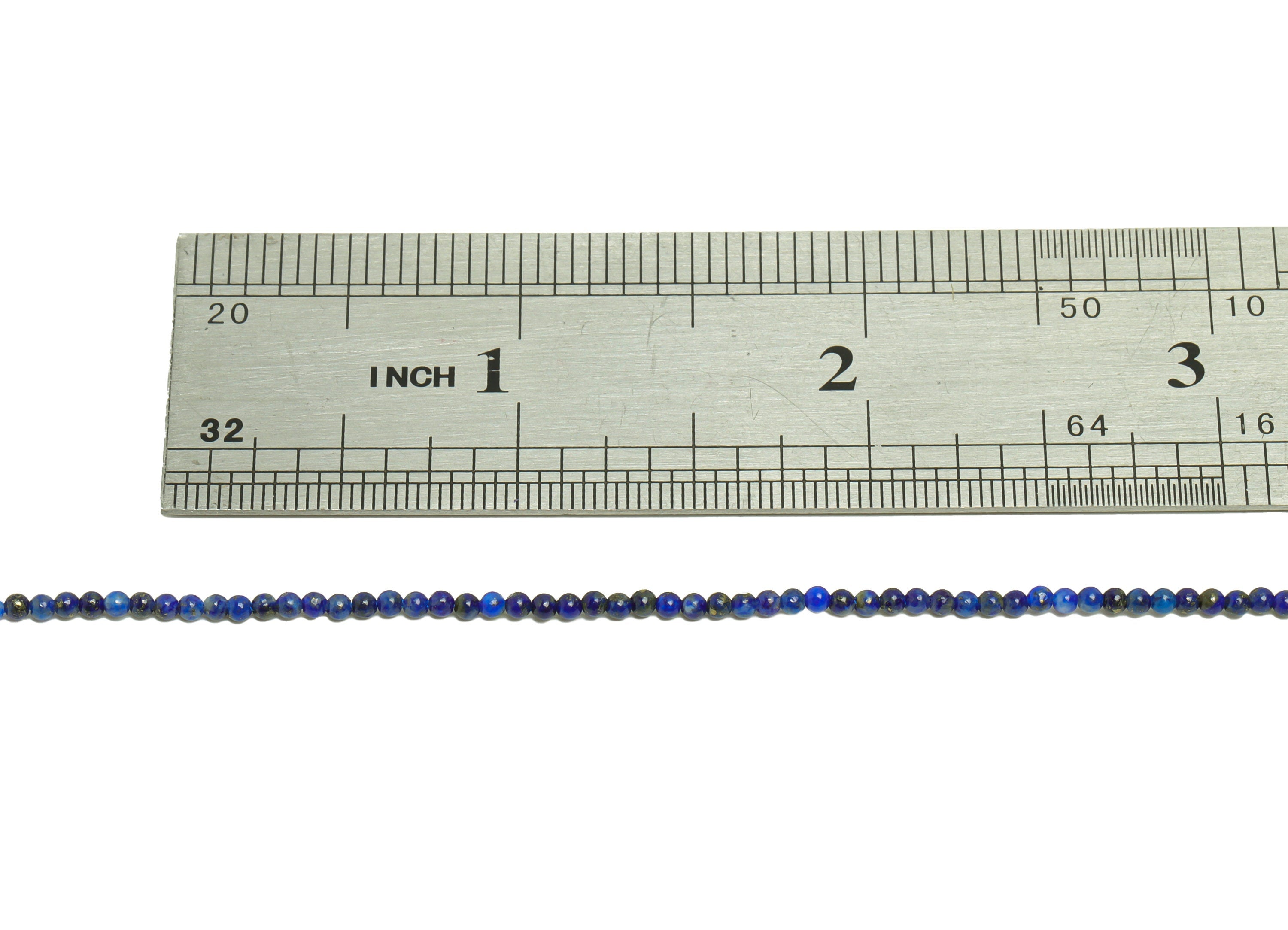 2mm Lapis lazuli Round Beads - Beads Crystal - Gemstone Lapis lazuli Beads - 15.5 &quot;/ Strand Round Beads - Natural Crystal Bead- NS2047 - DOMEDBAZAAR