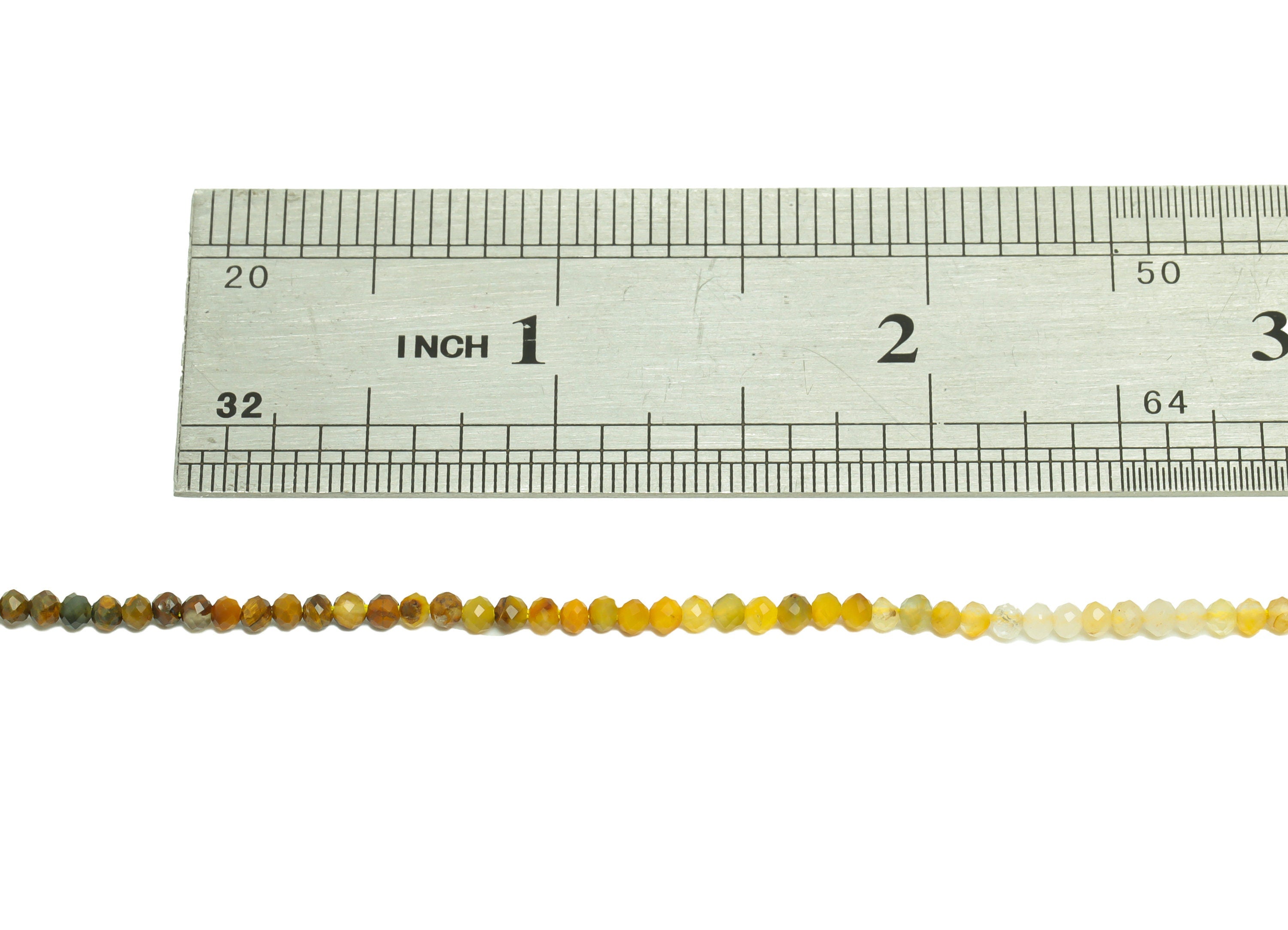 2.4mm Tiger Eye Round Beads - Natural Beads Crystal - Gemstone Tiger Eye Beads - 15.5 &quot;/ Strand Round Faceted Beads - Crystal Bead- NS2057 - DOMEDBAZAAR
