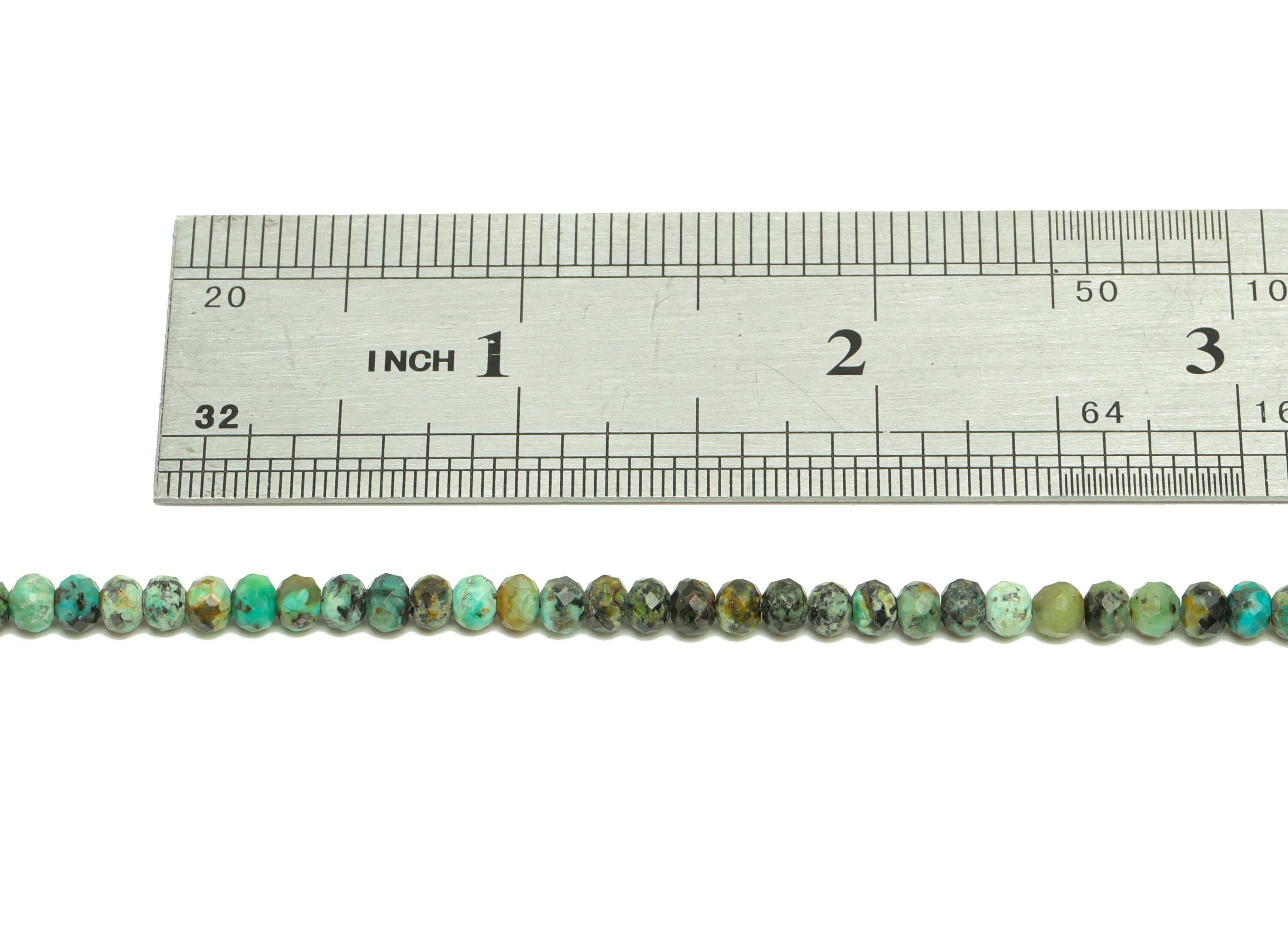 4mm Turquoise Round Beads - Gemstone Turquoise Beads - 15.5 &quot;/ Strand Faceted Round Beads - Natural Stone Crystal - NS2028 - DOMEDBAZAAR