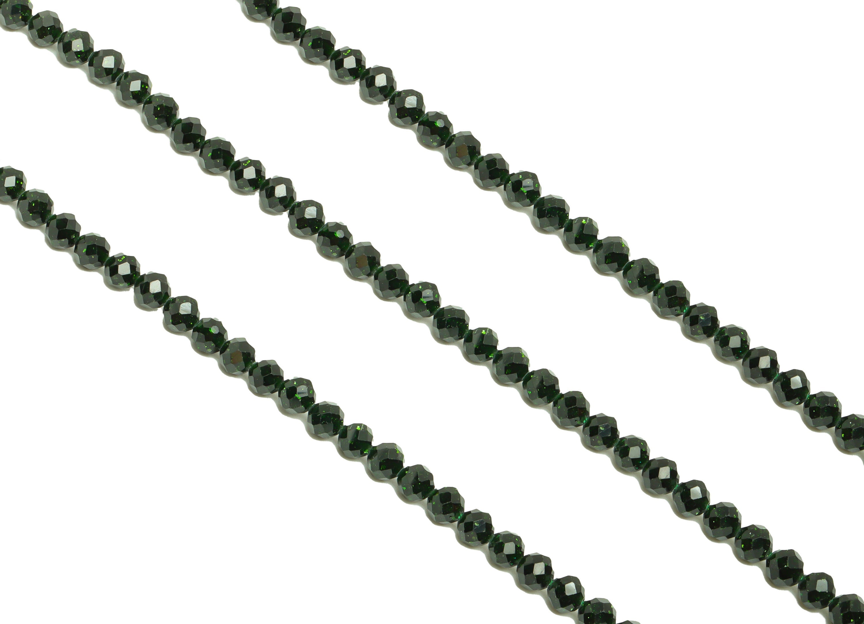 4mm Emerald Round Beads - Gemstone Natural Stone Crystal - Green Emerald Beads - 15.5 &quot;/ Strand Round Beads - Natural Stone Beads - NS2086 - DOMEDBAZAAR