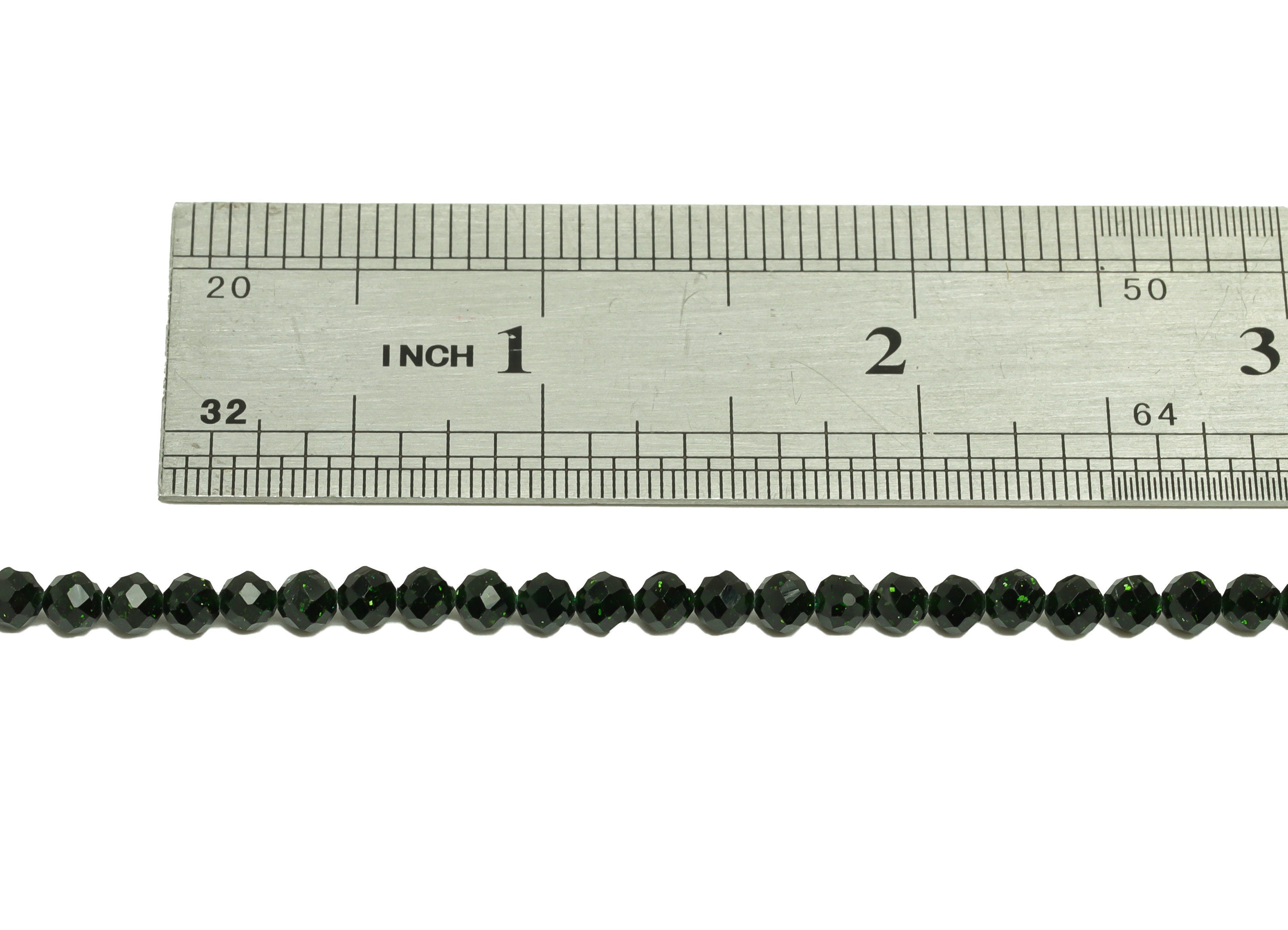 4mm Emerald Round Beads - Gemstone Natural Stone Crystal - Green Emerald Beads - 15.5 &quot;/ Strand Round Beads - Natural Stone Beads - NS2086 - DOMEDBAZAAR