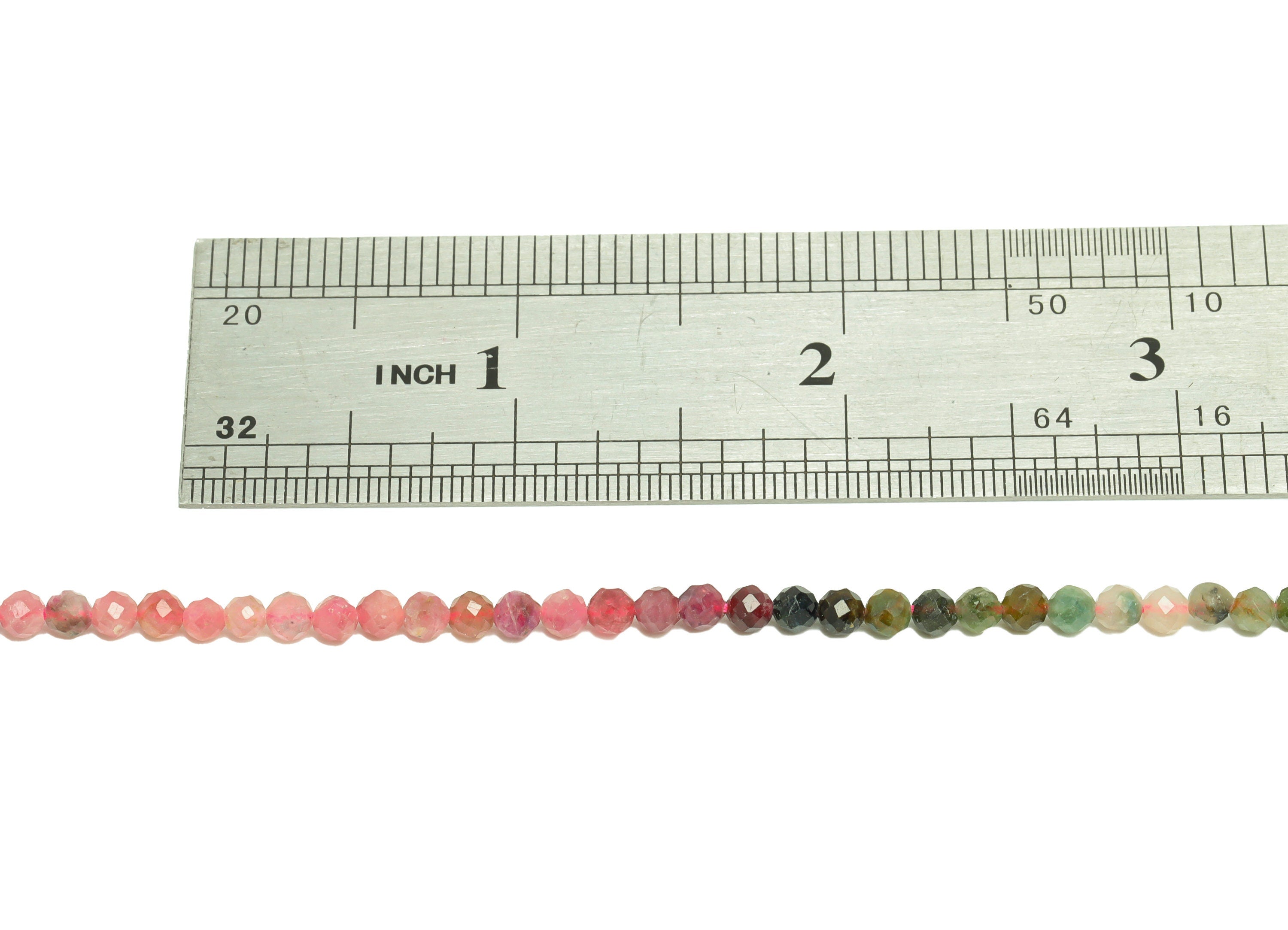 3.5mm Tourmaline Round Beads - Natural Stone Crystal - Gemstone Tourmaline Beads - 15.5 &quot;/ Strand Faceted Round Beads - Stone Beads - NS2082 - DOMEDBAZAAR