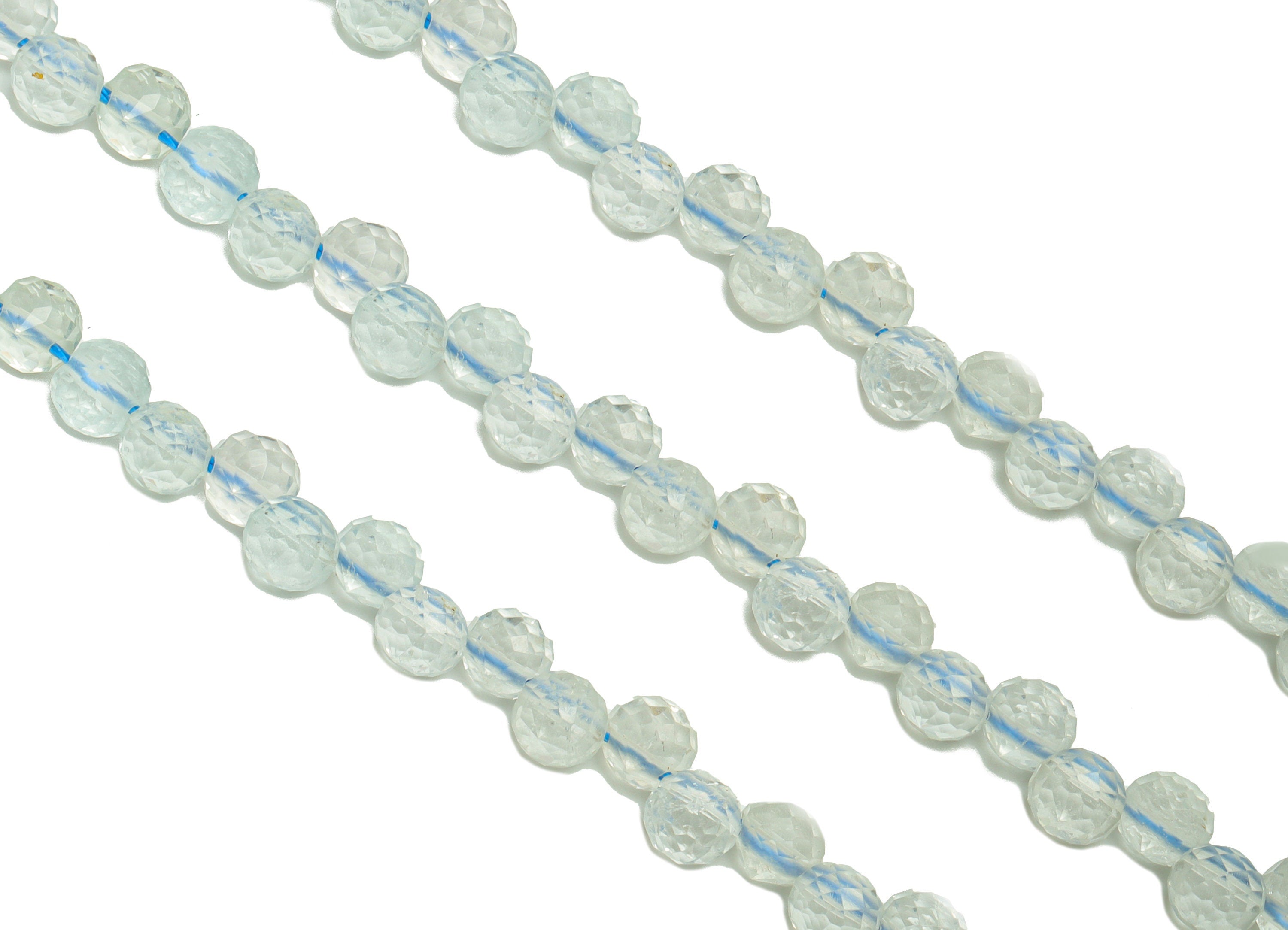 5.3mm Topaz Round Beads - Crystal Beads -Gemstone Topaz Beads - 15.5 &quot;/ Strand Textured Round Beads - Natural Crystal Beads - NS2029 - DOMEDBAZAAR