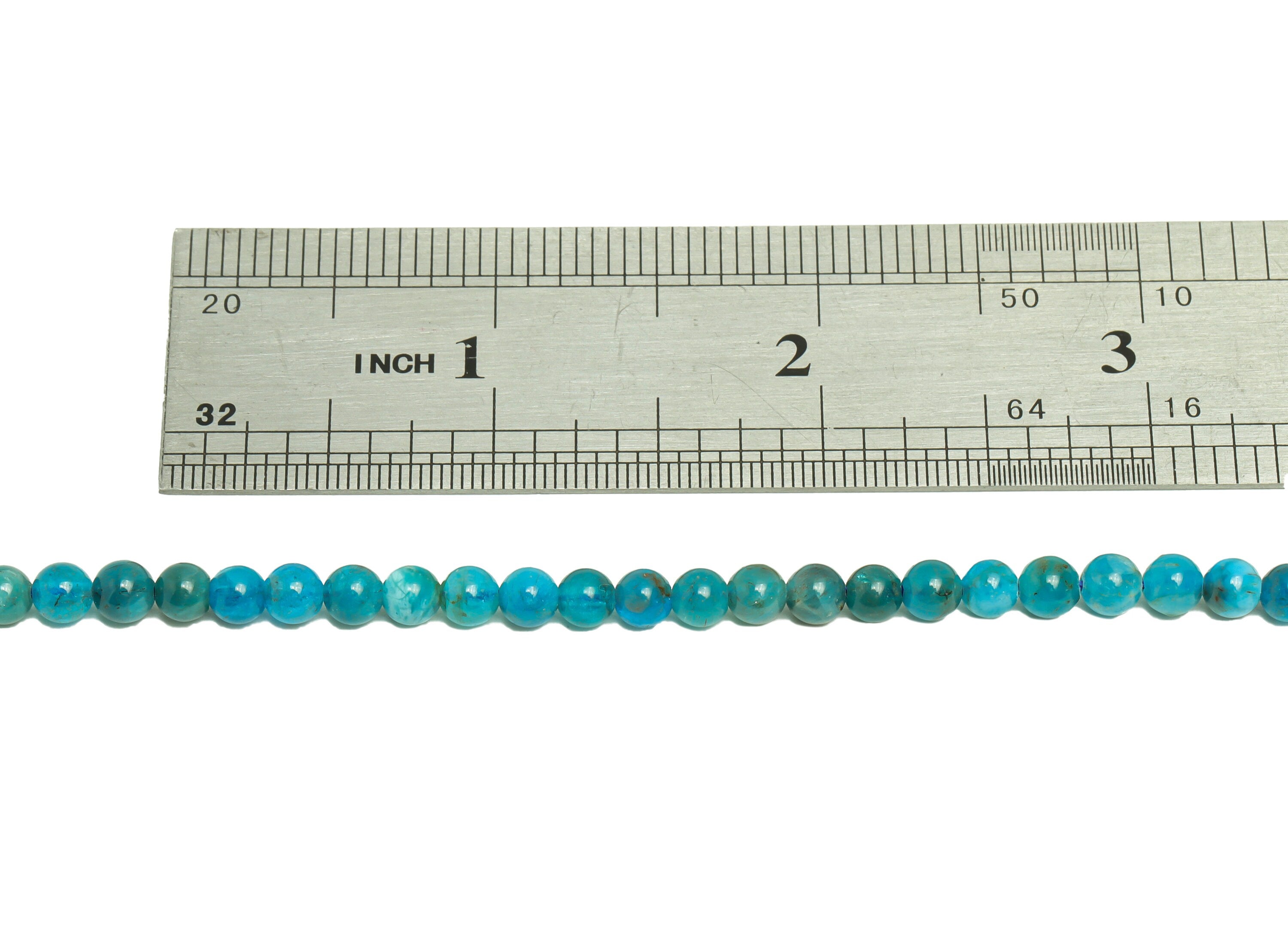 4mm Apatite Round Beads - Crystal Beads - Gemstone Apatite Beads - 15.5 &quot;/ Strand Round Beads - Natural Crystal Beads - NS2060 - DOMEDBAZAAR