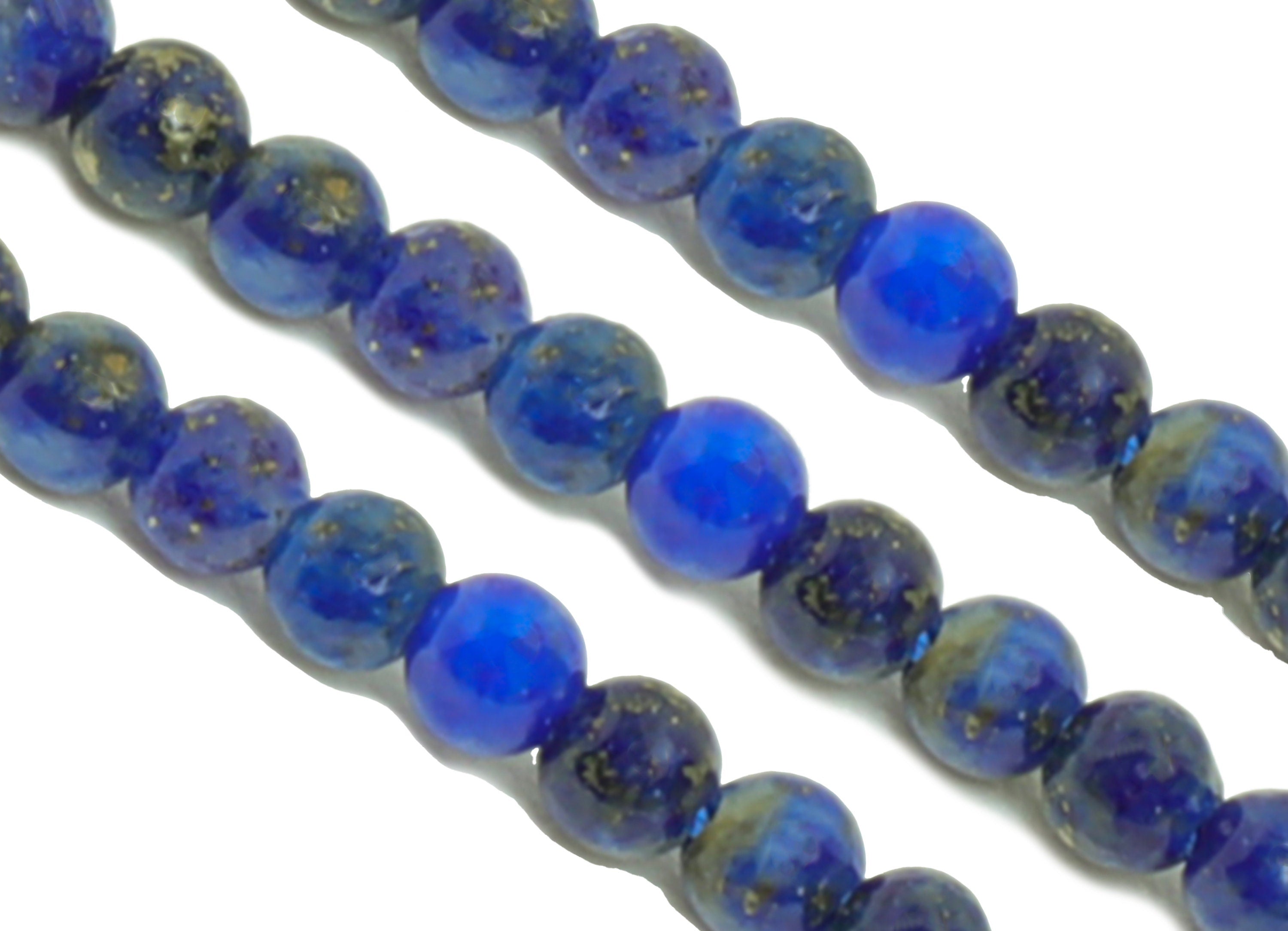 2mm Lapis lazuli Round Beads - Beads Crystal - Gemstone Lapis lazuli Beads - 15.5 &quot;/ Strand Round Beads - Natural Crystal Bead- NS2047 - DOMEDBAZAAR