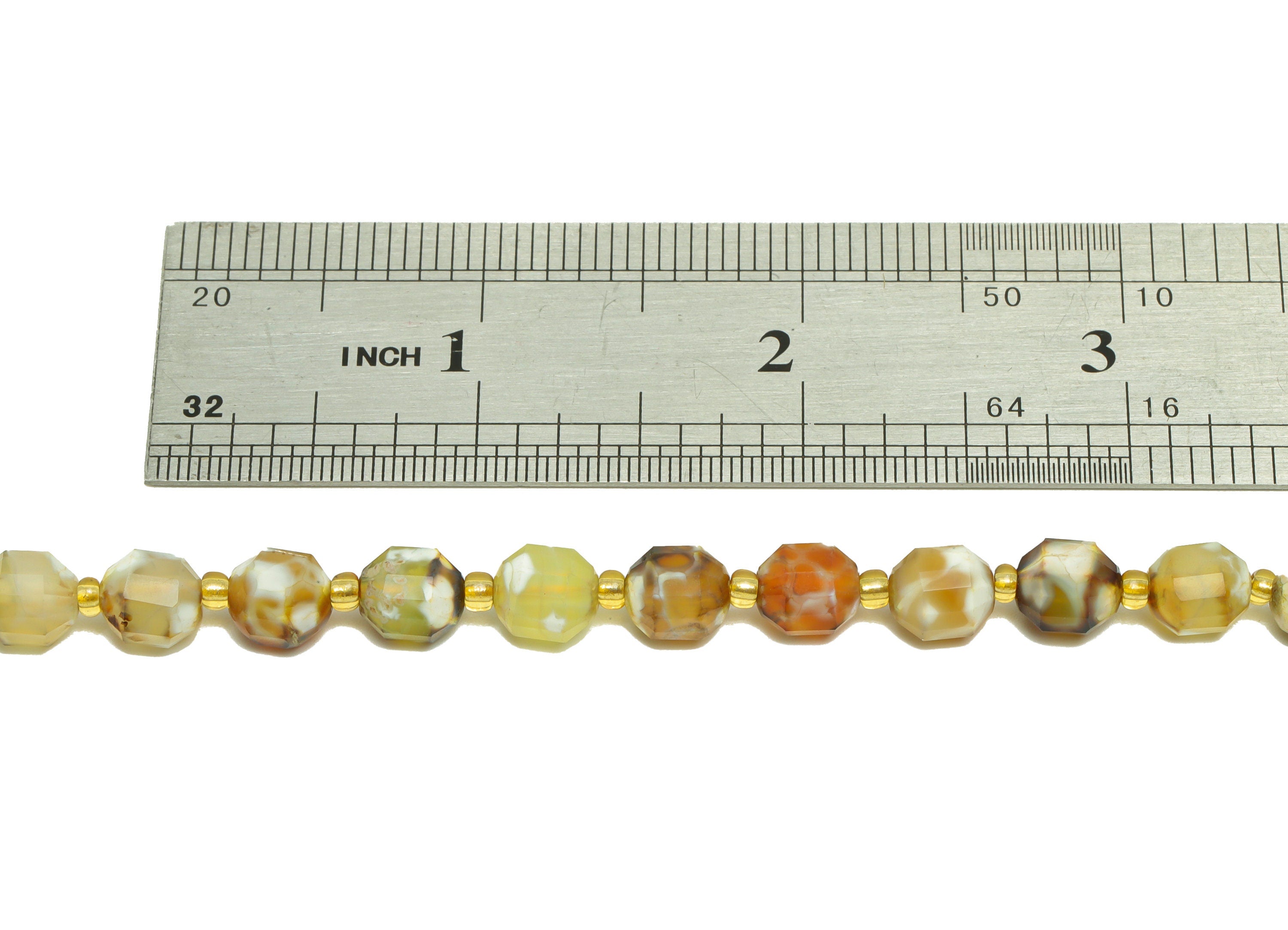 7mm Yellow Opal Oval Beads - Crystal Beads - Gemstone Yellow Opal Beads - 15.5 &quot;/ Strand Faceted Oval Beads - Natural Crystal Bead - NS2089 - DOMEDBAZAAR