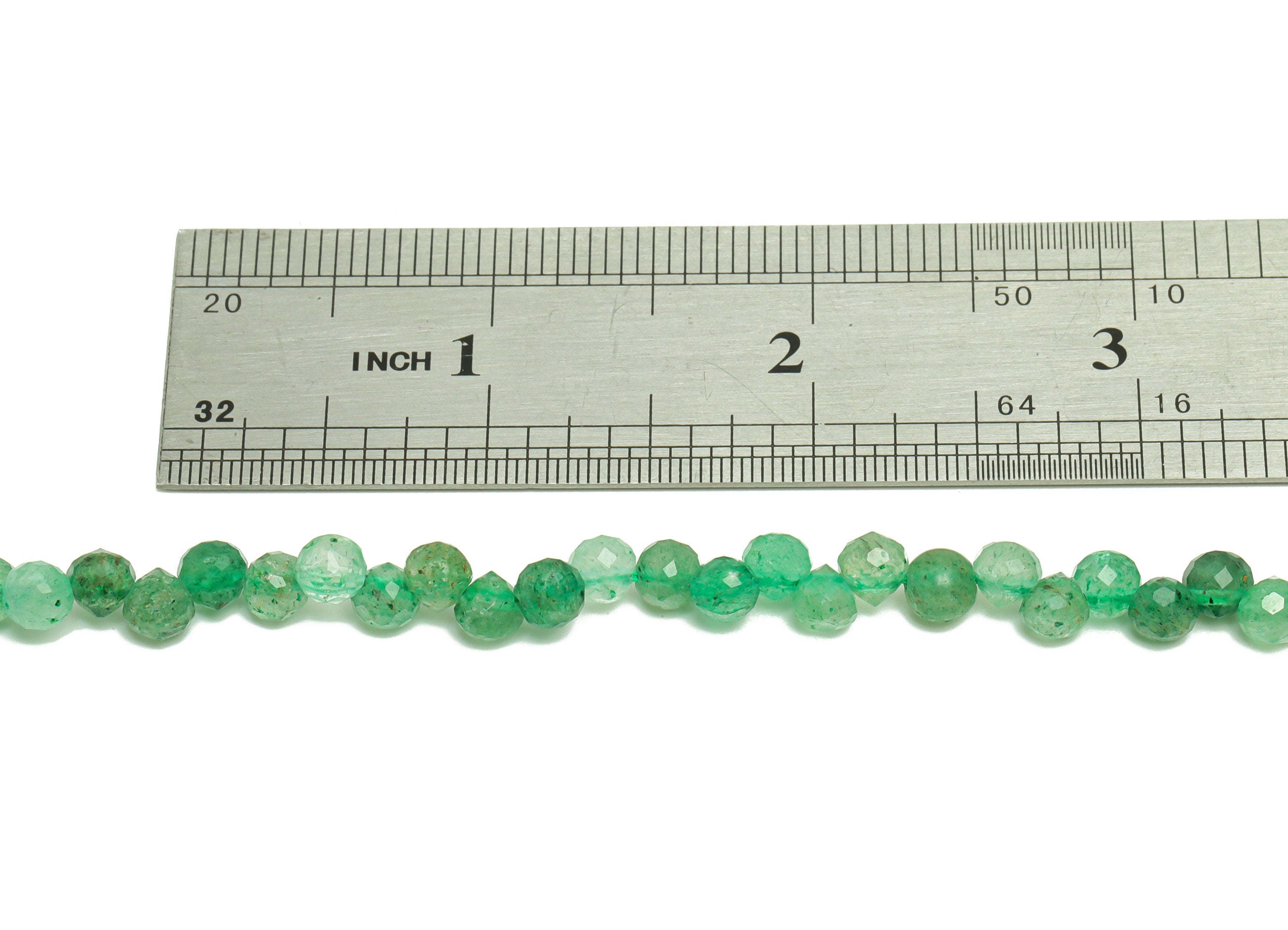 5.3mm Green Strawberry Crystal Round Beads - Crystal Beads - Gemstone Green Strawberry Beads - 15.5 &quot;/ Strand Faceted Round Beads - NS2071 - DOMEDBAZAAR