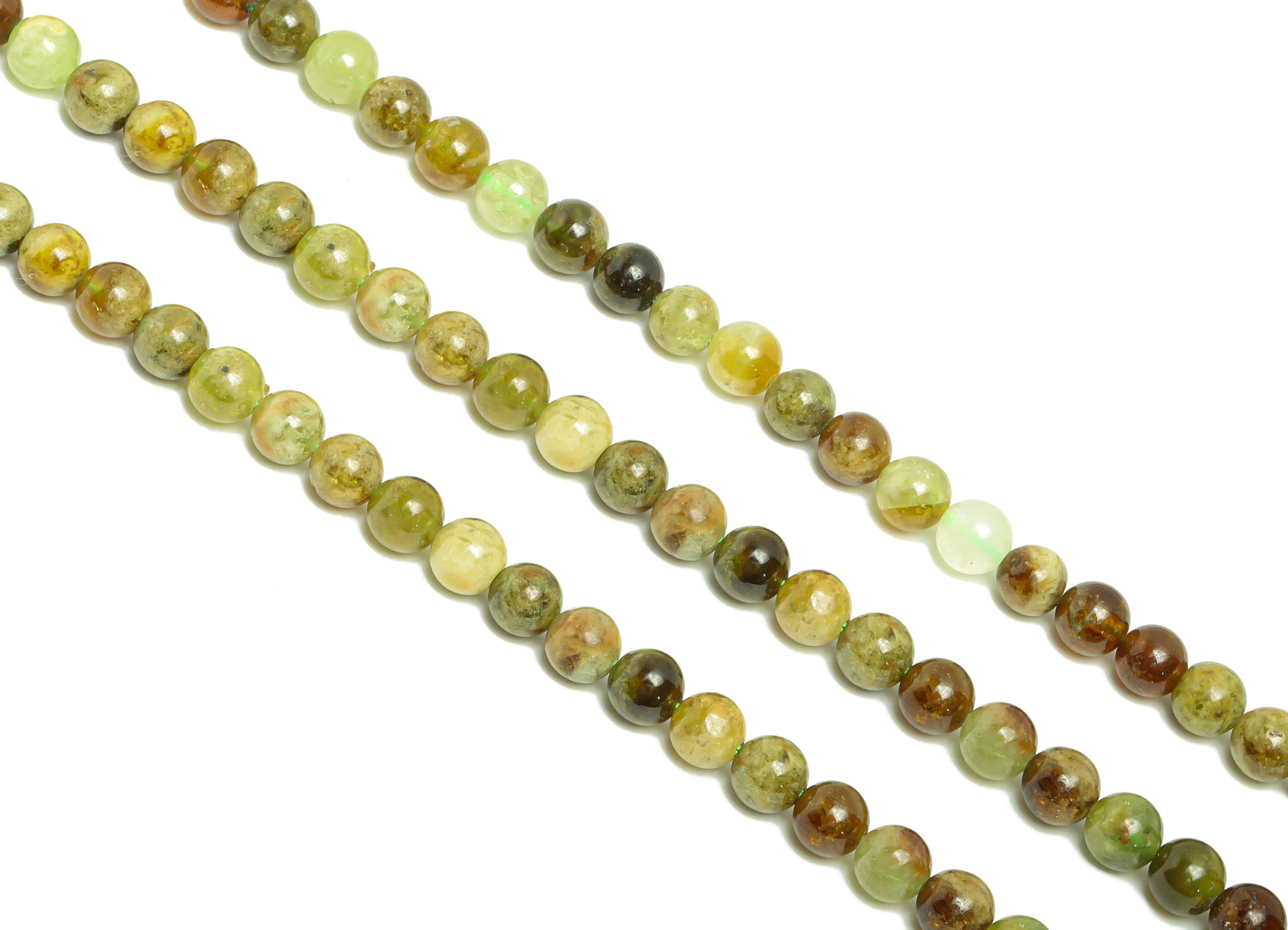 6mm Mozambique Garnet Round Beads - Natural Stone Beads - Gemstone Mozambique Garnet - 15.5 &quot;/ Strand Round Beads - Crystal Beads - NS2066 - DOMEDBAZAAR