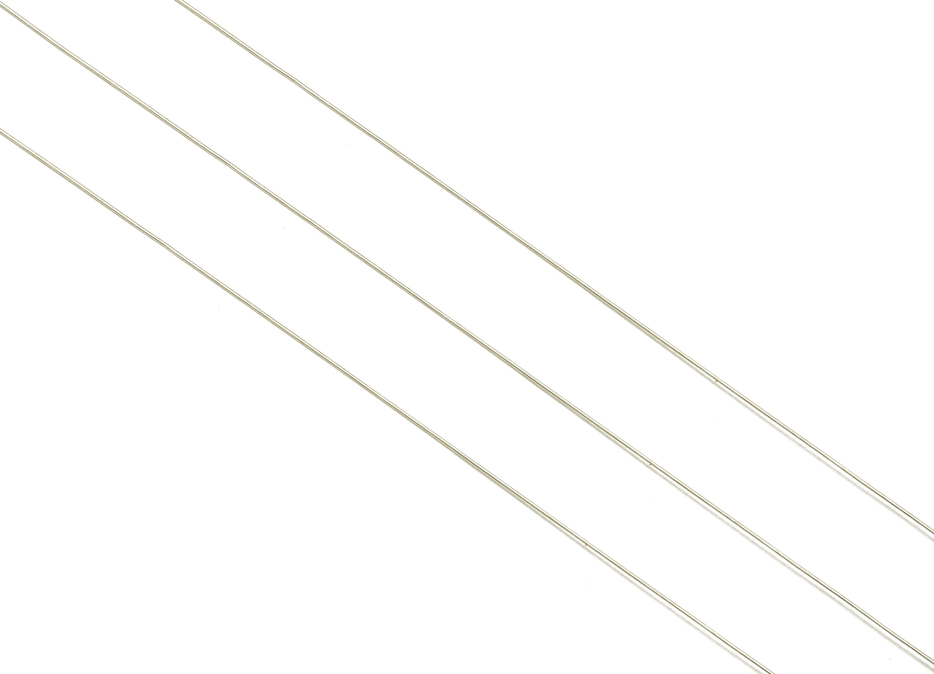 0.3mm Brass Wire - Wrapping Wire - Bulk Brass Wire Beading - Silver Tone Plating - Solid Brass Wire - Jeweler Making - 0.3x0.3mm -PP10496-30 - DOMEDBAZAAR