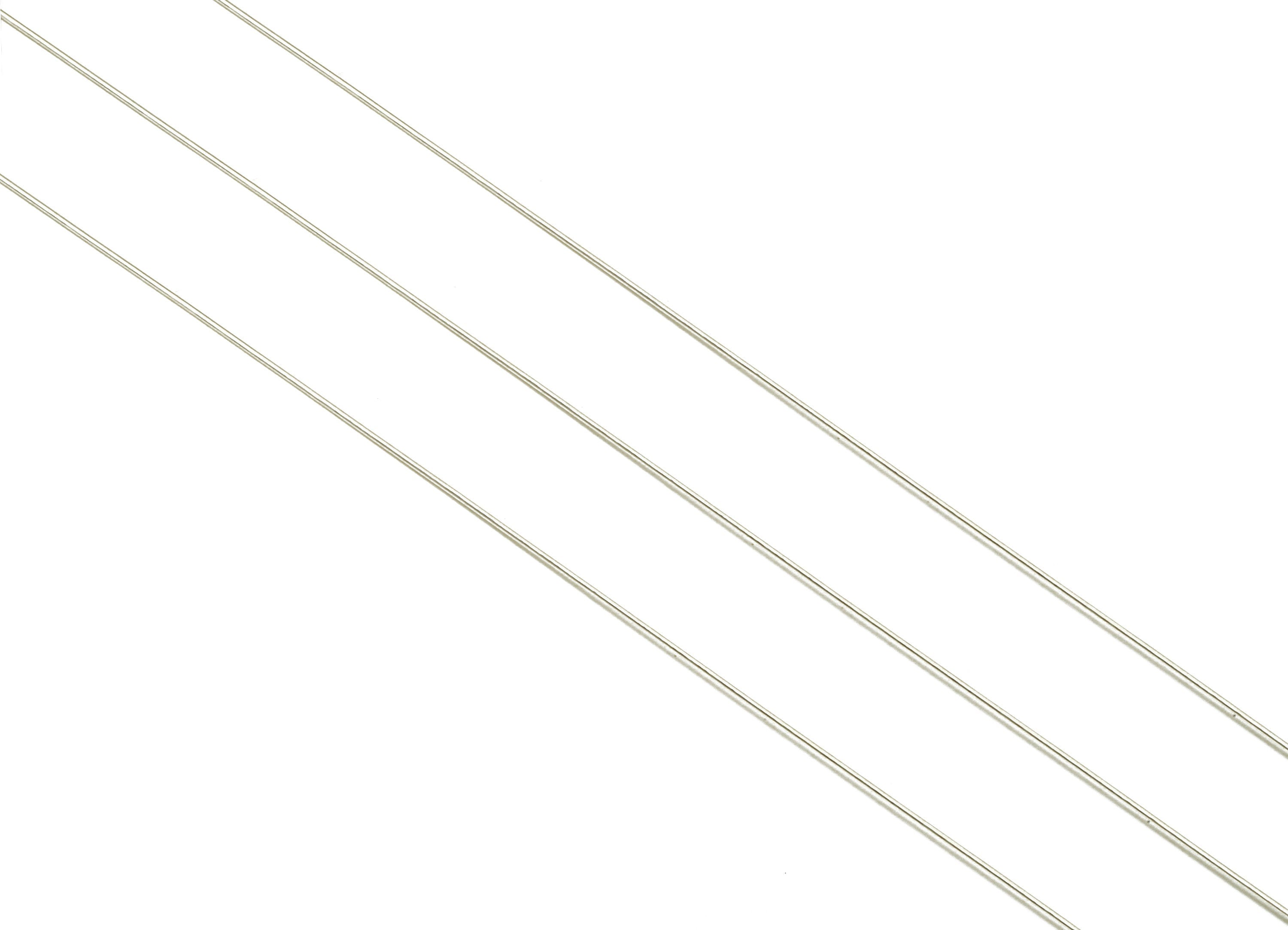 0.4mm Brass Wire - Wrapping Wire - Bulk Brass Wire Beading - Silver Tone Plating - Solid Brass Wire - Jeweler Making - 0.4x0.4mm -PP10496-40 - DOMEDBAZAAR
