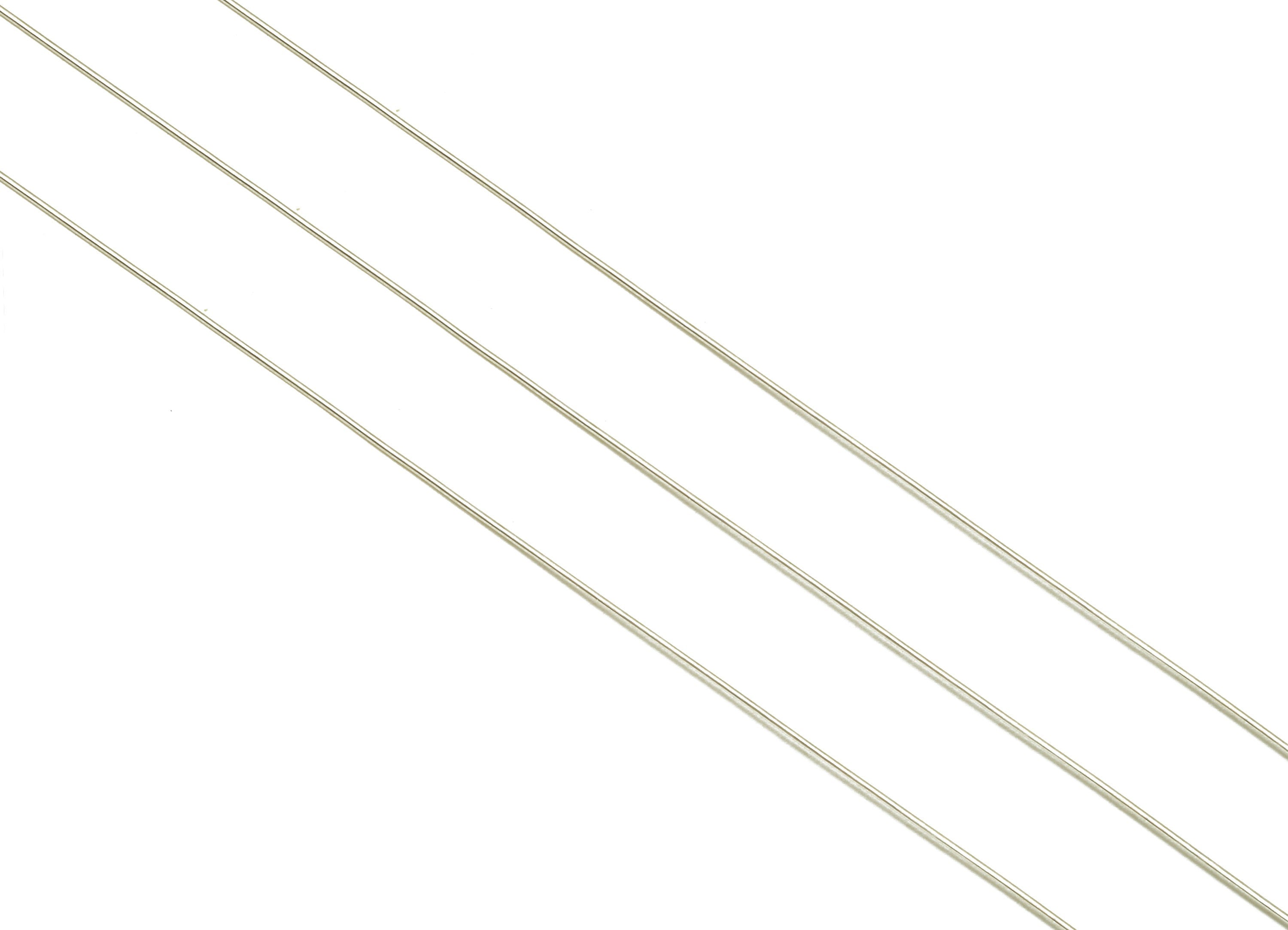 0.5mm Brass Wire - Wrapping Wire - Bulk Brass Wire Beading - Silver Tone Plating - Solid Brass Wire - Jeweler Making - 0.5x0.5mm -PP10496-50 - DOMEDBAZAAR