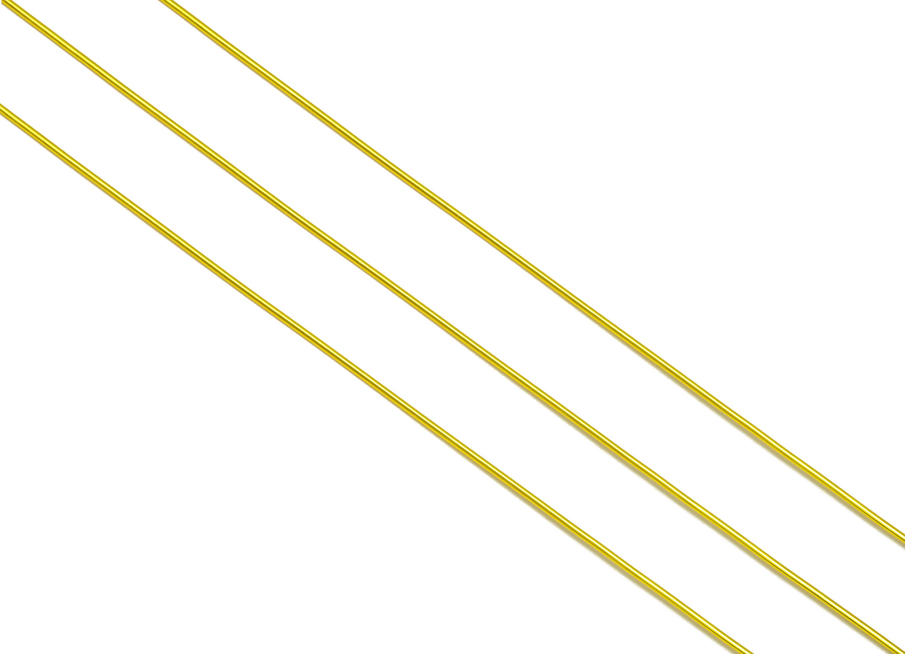 0.8mm Brass Wire - Wrapping Wire - Bulk Wire Beading - Gold Tone Plating - Solid Gold Brass Wire - Jeweler Making - 0.8x0.8mm - PP10495-80 - DOMEDBAZAAR