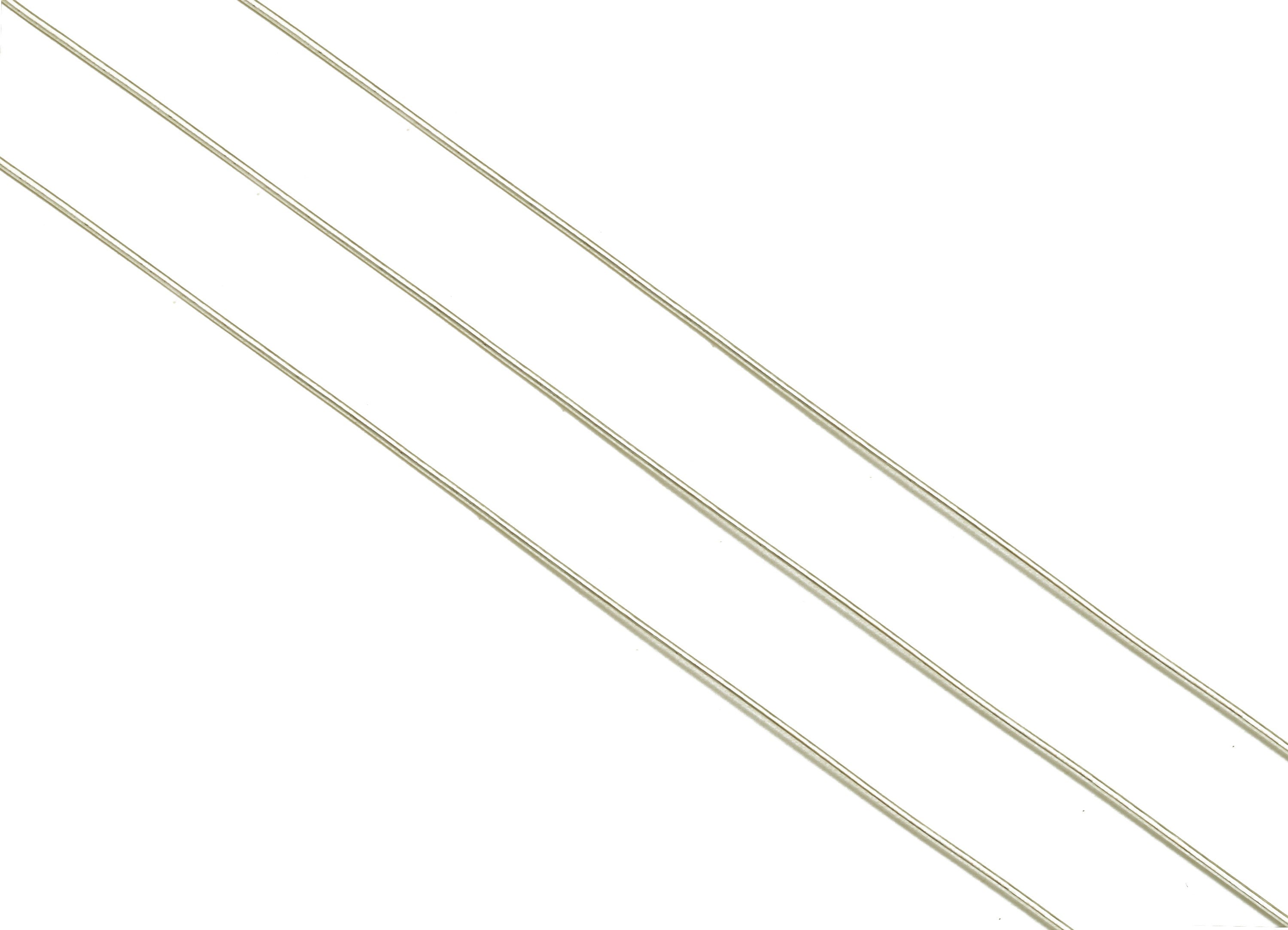0.6mm Brass Wire - Wrapping Wire - Bulk Brass Wire Beading - Silver Tone Plating - Solid Brass Wire - Jeweler Making - 0.6x0.6mm -PP10496-60 - DOMEDBAZAAR