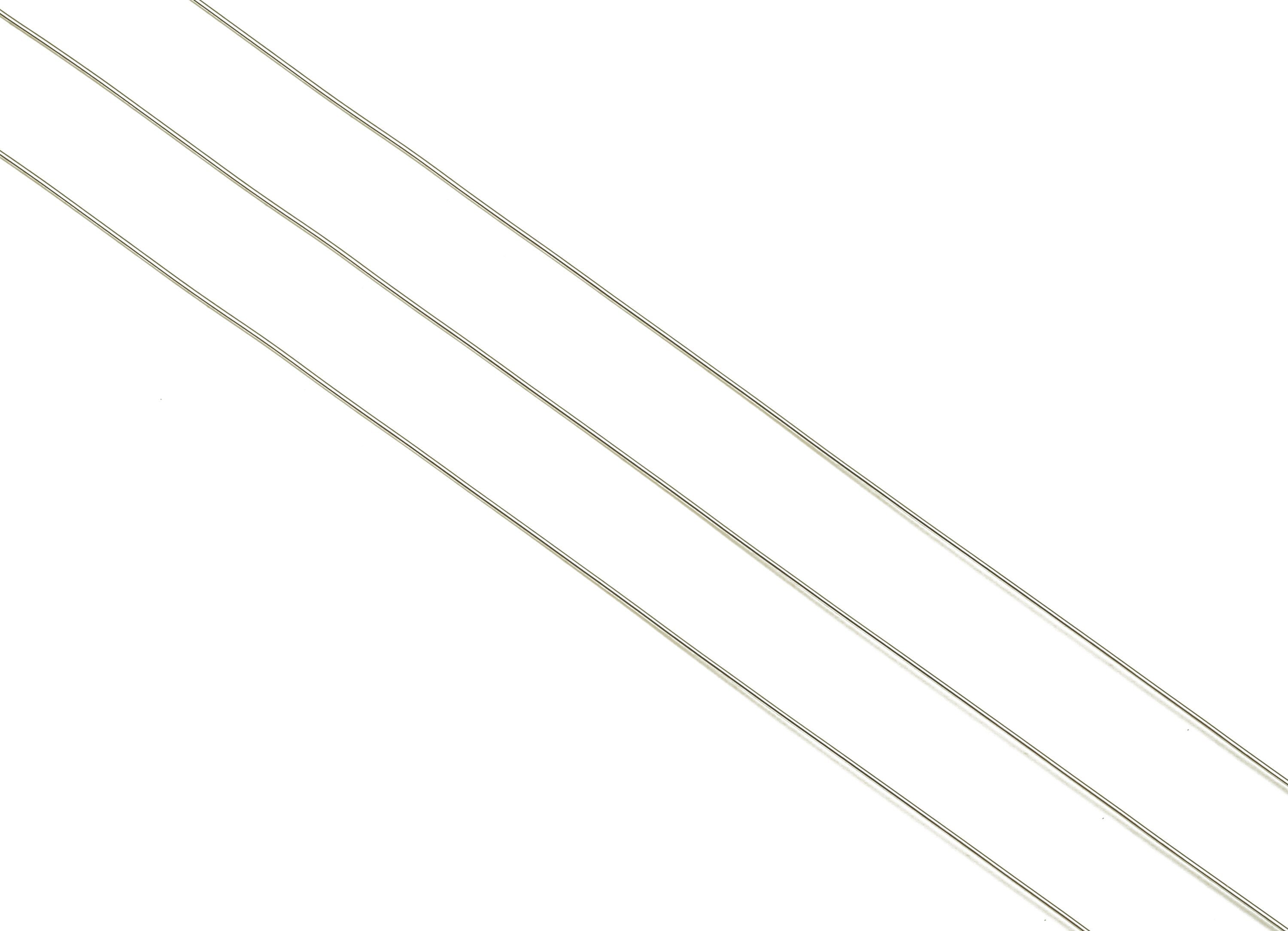 0.4mm Steel Wire - Wrapping Wire - Bulk Wire Beading - 304 Stainless Steel Silver - Solid Steel Wire - Jeweler Making -0.4x0.4mm -PP10493-40 - DOMEDBAZAAR