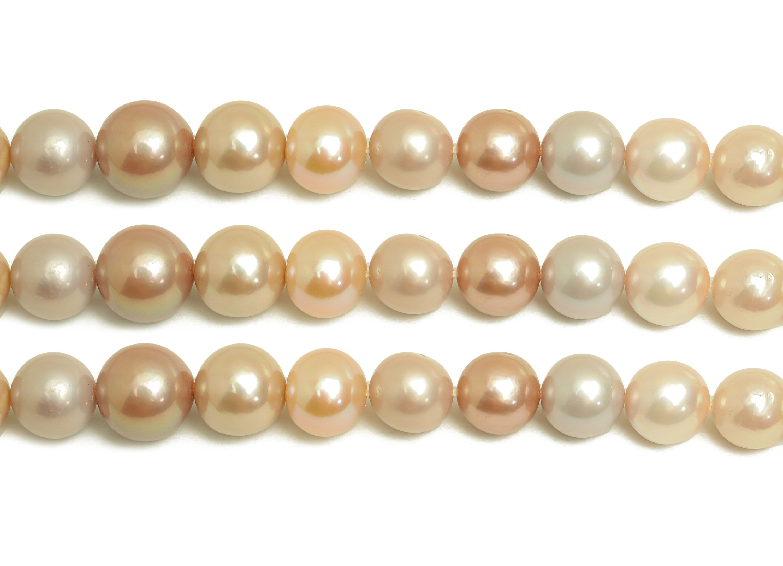 Natural Pearl - Purple Pearl 42pearls/strand - Purple Freshwater Pearl Beads - Jewelry Making DIY - 9.13x9.12mm - RGP6905 - DOMEDBAZAAR