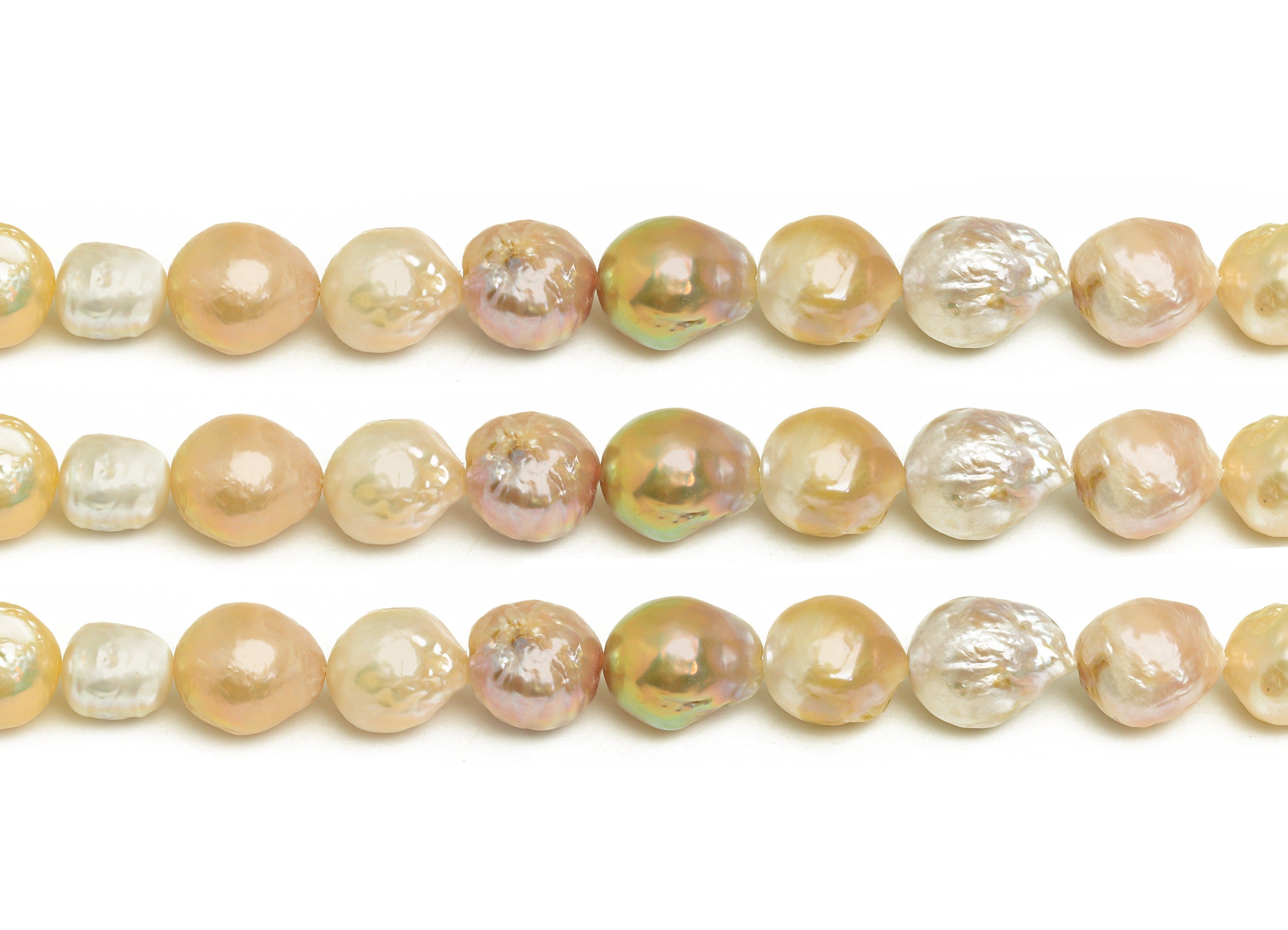 Natural Pearl - 15inch/Strand 29pearls/Strand - Purple Freshwater Pearl Beads - Jewelry Making DIY - 13.19x12.04x11.41mm - RGP6901 - DOMEDBAZAAR