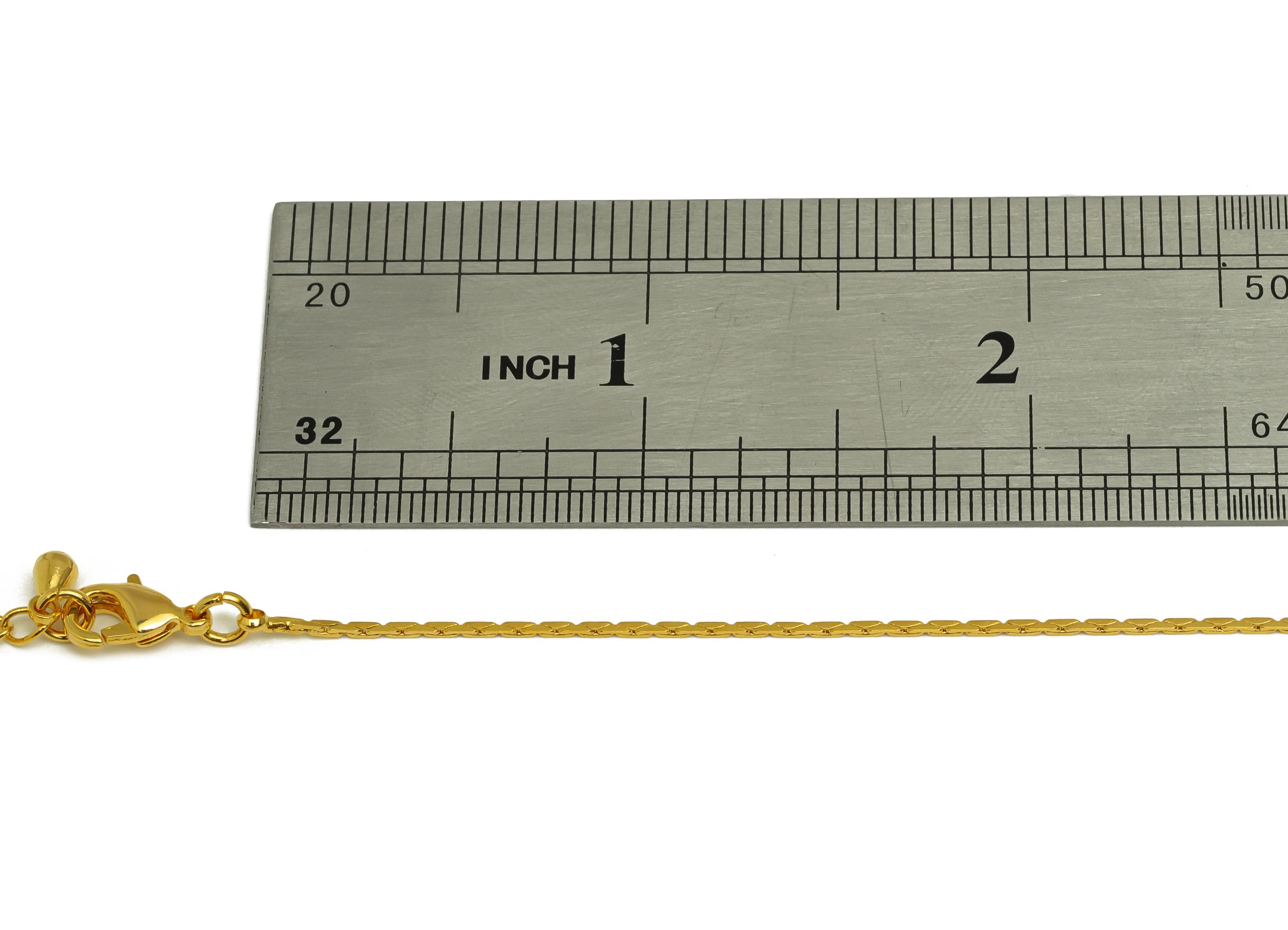 0.7mm Finished Snake Chain - Gold 43+5cm Snake Finished Chain - Brass Finished Snake Chain - For Necklace - 18K Real Gold Plating - RGP7480 - DOMEDBAZAAR
