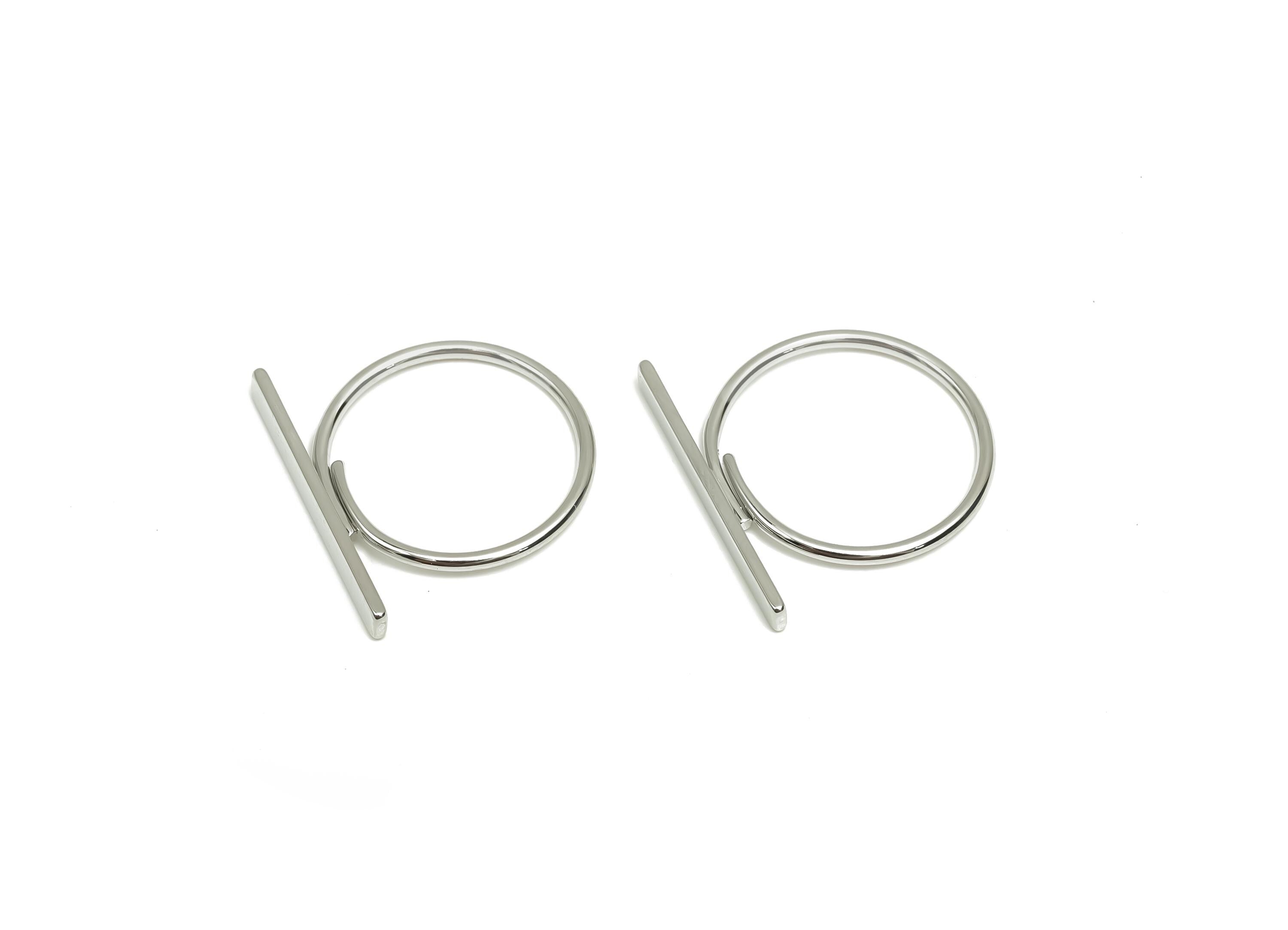 Brass Adjustable Rectangle Ring - Brass Ring Settings - Rectangle Ring Adjustable Finding - 18K Real White Gold Plating - 20x21x1mm -RGP8073 - DOMEDBAZAAR