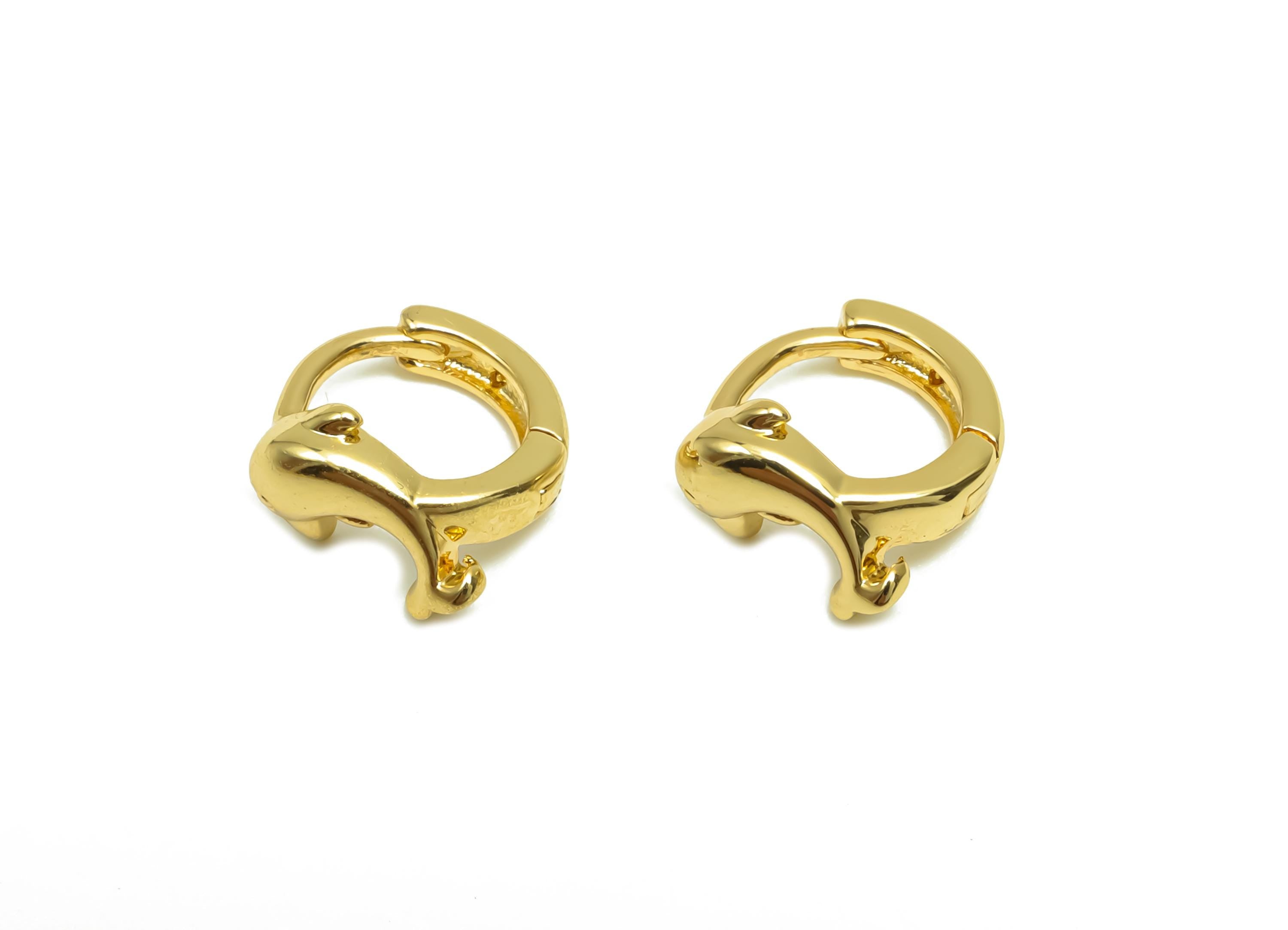 Brass Dolphin Hoop Earring - Brass Huggie Hoop Earring - Brass Fish Hoop Earring - 18K Real Gold Plating - 9.7x9.45x5.5mm - RGP8360 - DOMEDBAZAAR
