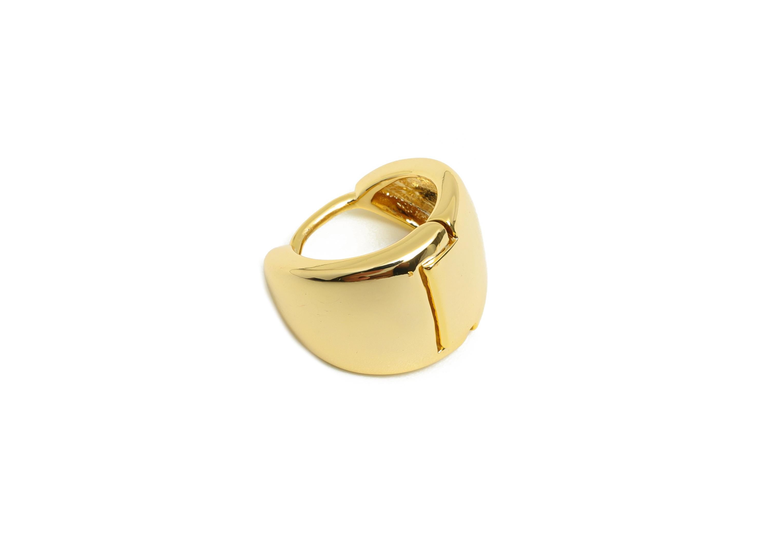 Brass Round Hoop Earring - Gold Huggie Earring for Girl&#39;s - Thick Circle Daily Wear Ear - 18K Real Gold Plated - 14.07x9.88x2.12mm - RGP9017 - DOMEDBAZAAR