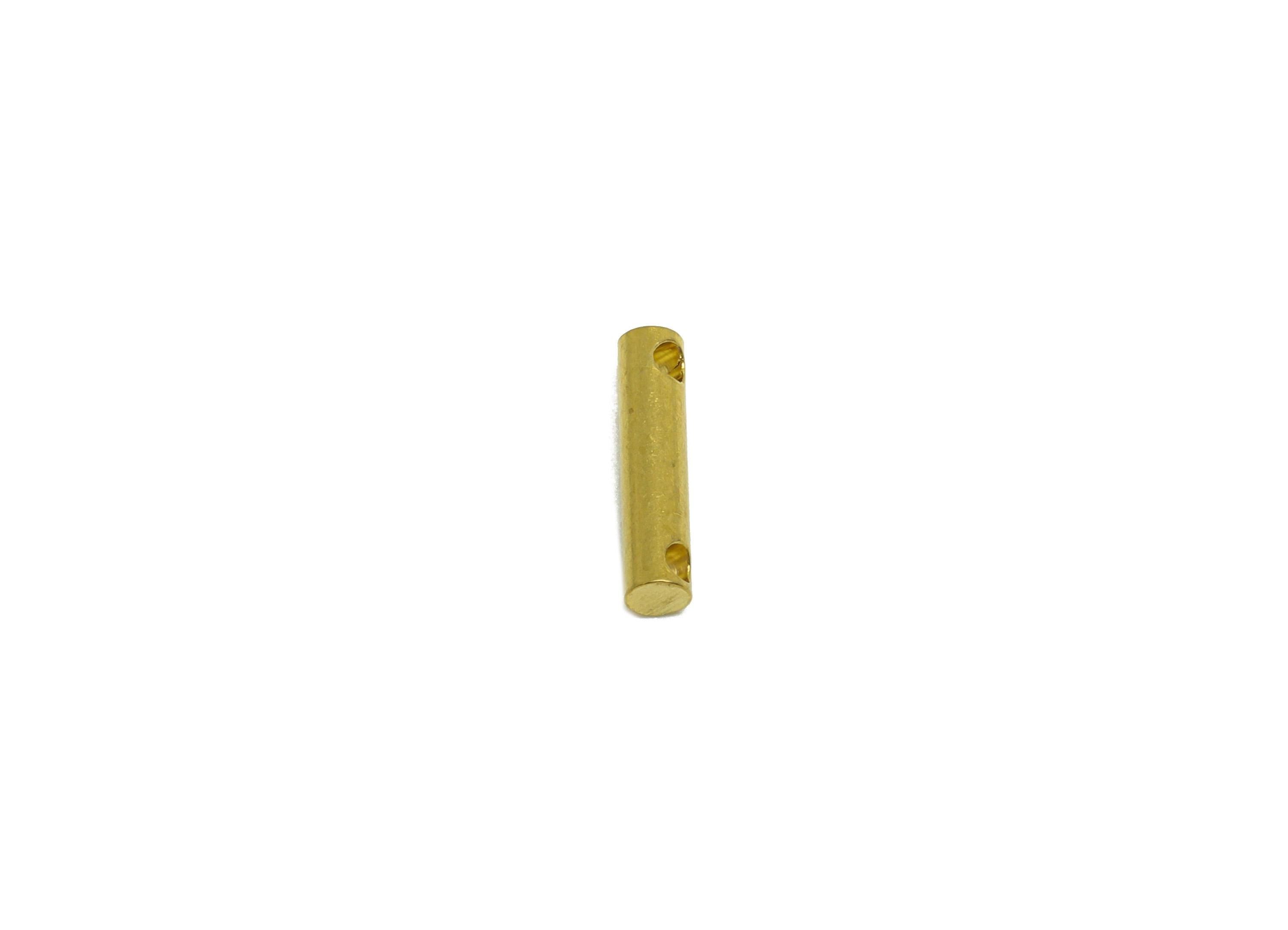2.0*9mm Stick Earring Connector - Brass Minimalist Bar Pendant - Vertical Stick Design - Jewelry Making Rod - Crafting Connector - PP10876 - DOMEDBAZAAR
