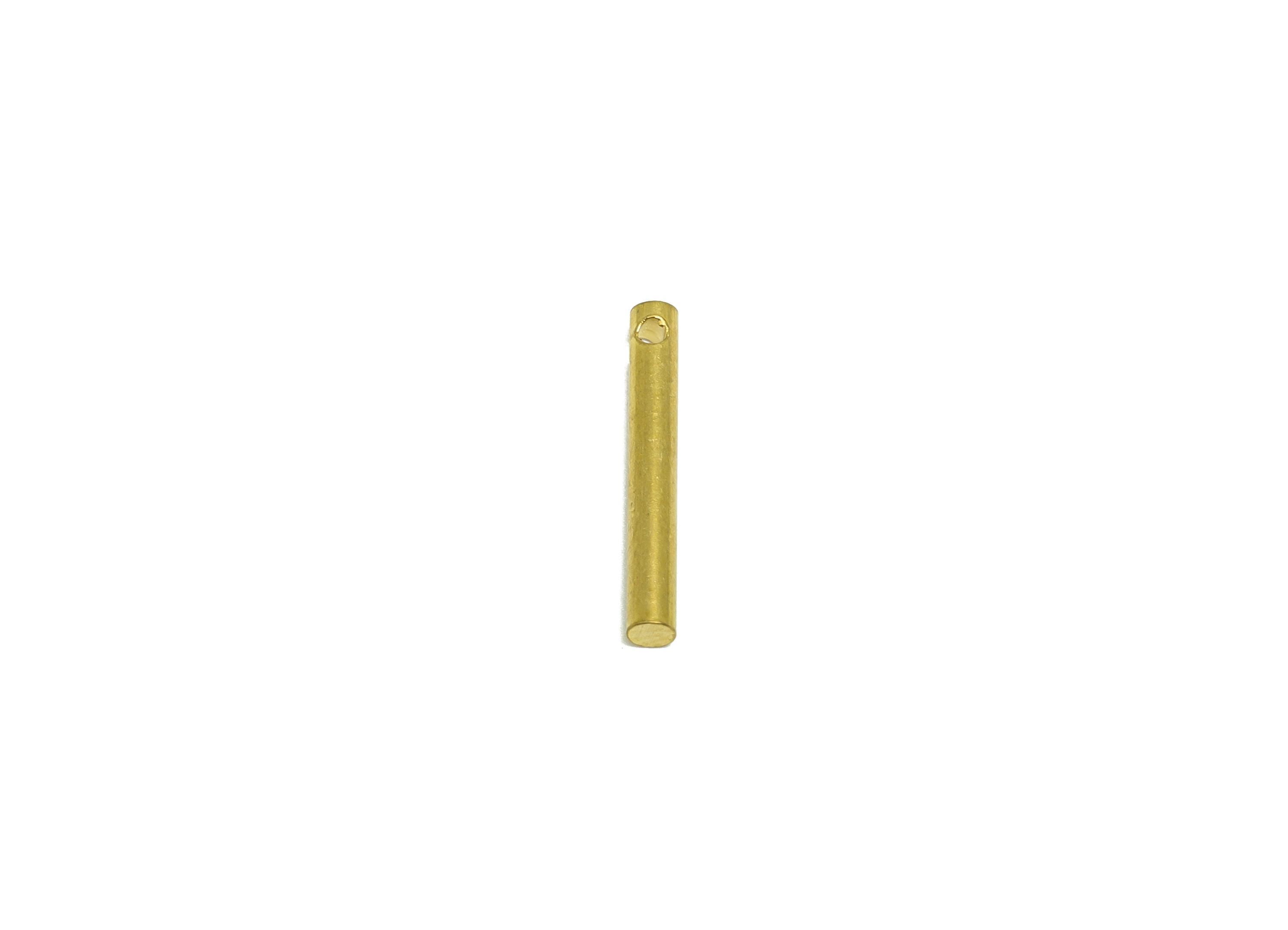 2.0*15mm Stick Earring Charm - Raw Brass Minimalist Bar Pendant - Bar Necklace Charms - Crafting Supplies - Industrial Component - PP10887 - DOMEDBAZAAR