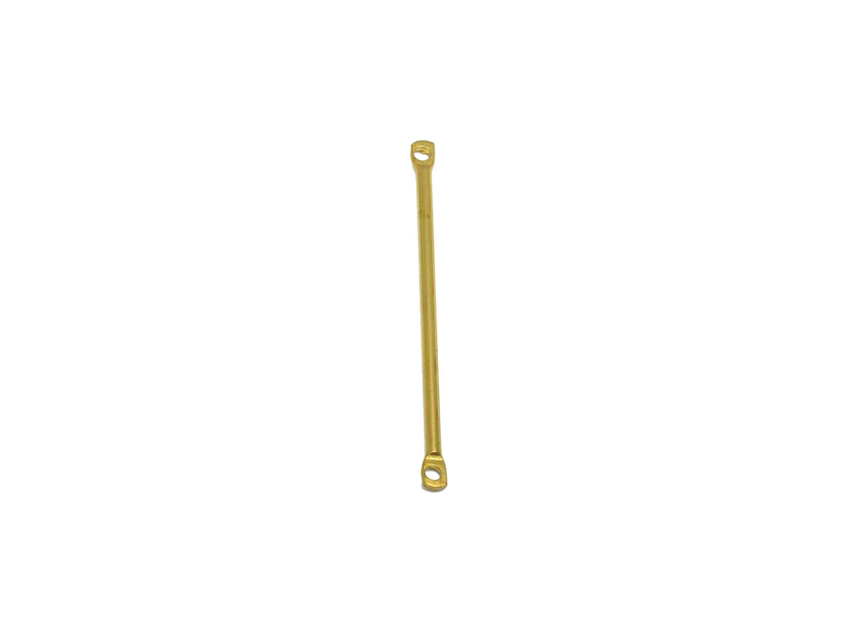 1.5*30mm Bar Earring Connector - Raw Brass Metal Link Component - Crafting Connector - Metal Connector Pin - DIY Jewelry Supplies - PP10895 - DOMEDBAZAAR
