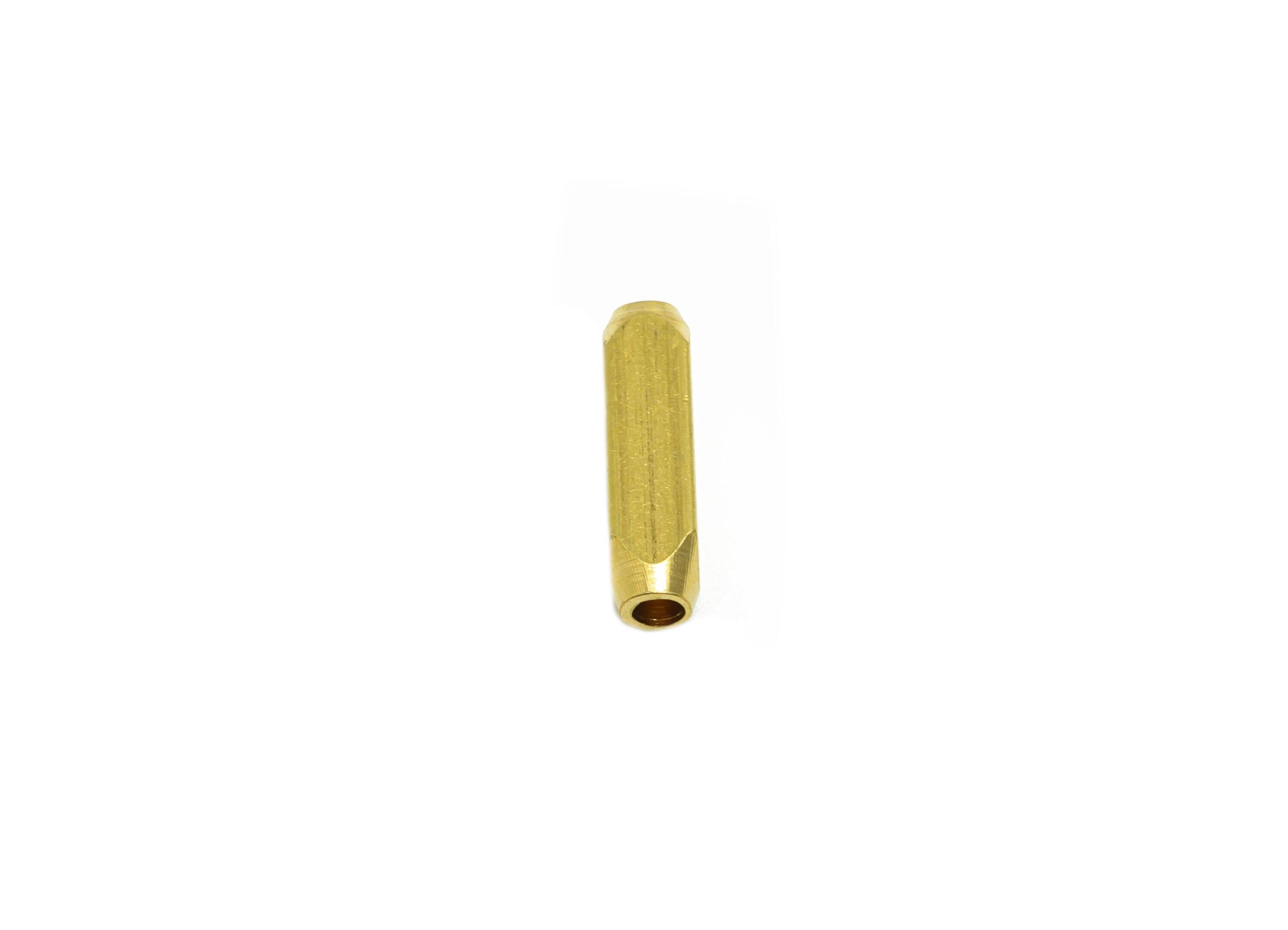 Brass Spacer Bead - Raw Brass Tube Spacer Bead for Jewelry Making - Brass Elongated Bead - Crafting Metal Charm - 12x3x3mm - PP10855 - DOMEDBAZAAR