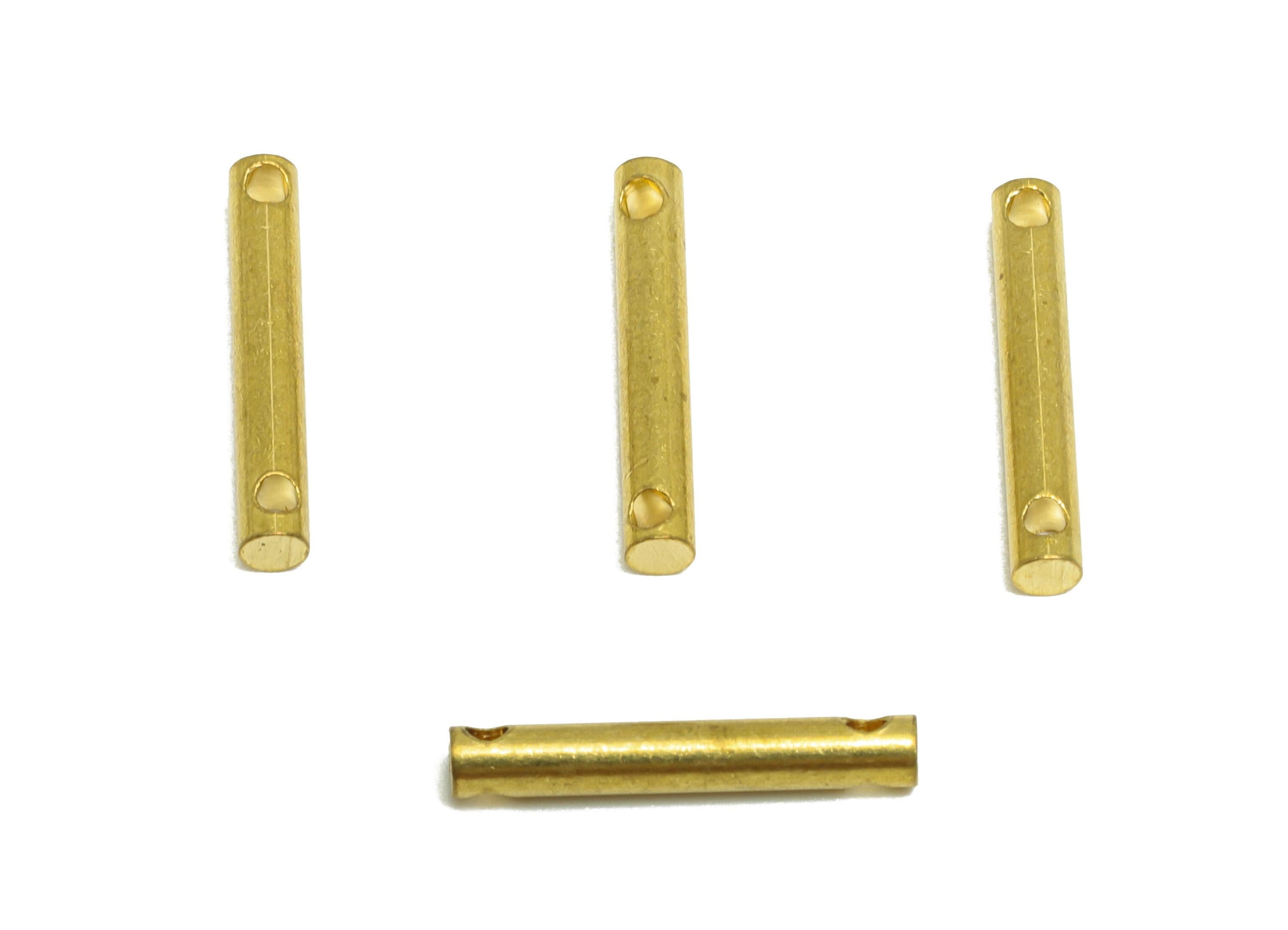 2.0*15mm Stick Earring Charm - Brass Minimalist Bar Pendant - Connector Charm - Crafting Connector - Jewelry Making Rod - PP10877 - DOMEDBAZAAR