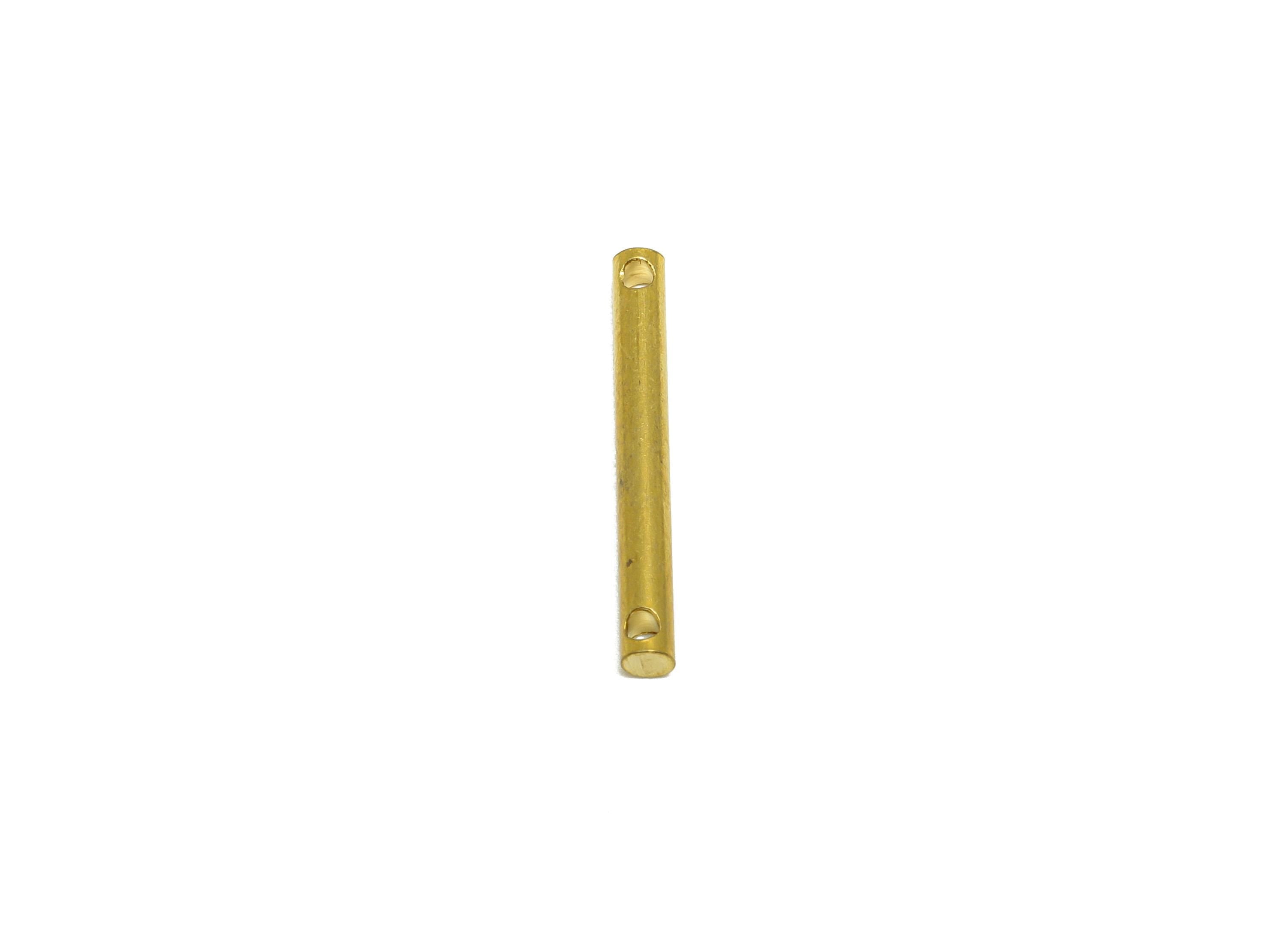 2.0*17mm Stick Earring Connector - Brass Minimalist Bar Pendant - Vertical Stick Design - Crafting Connector - Crafting Connector - PP10878 - DOMEDBAZAAR