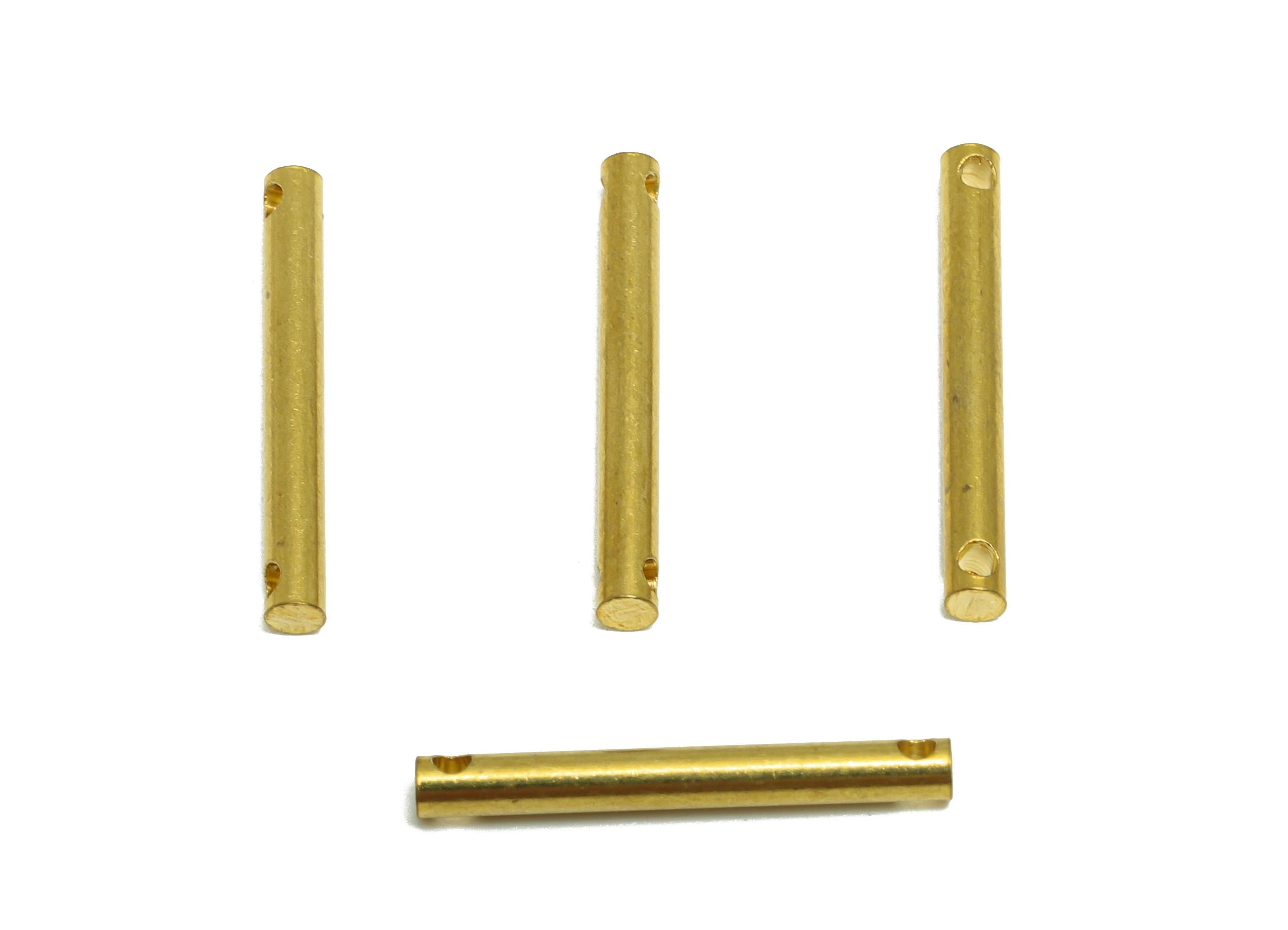 2.0*17mm Stick Earring Connector - Brass Minimalist Bar Pendant - Vertical Stick Design - Crafting Connector - Crafting Connector - PP10878 - DOMEDBAZAAR