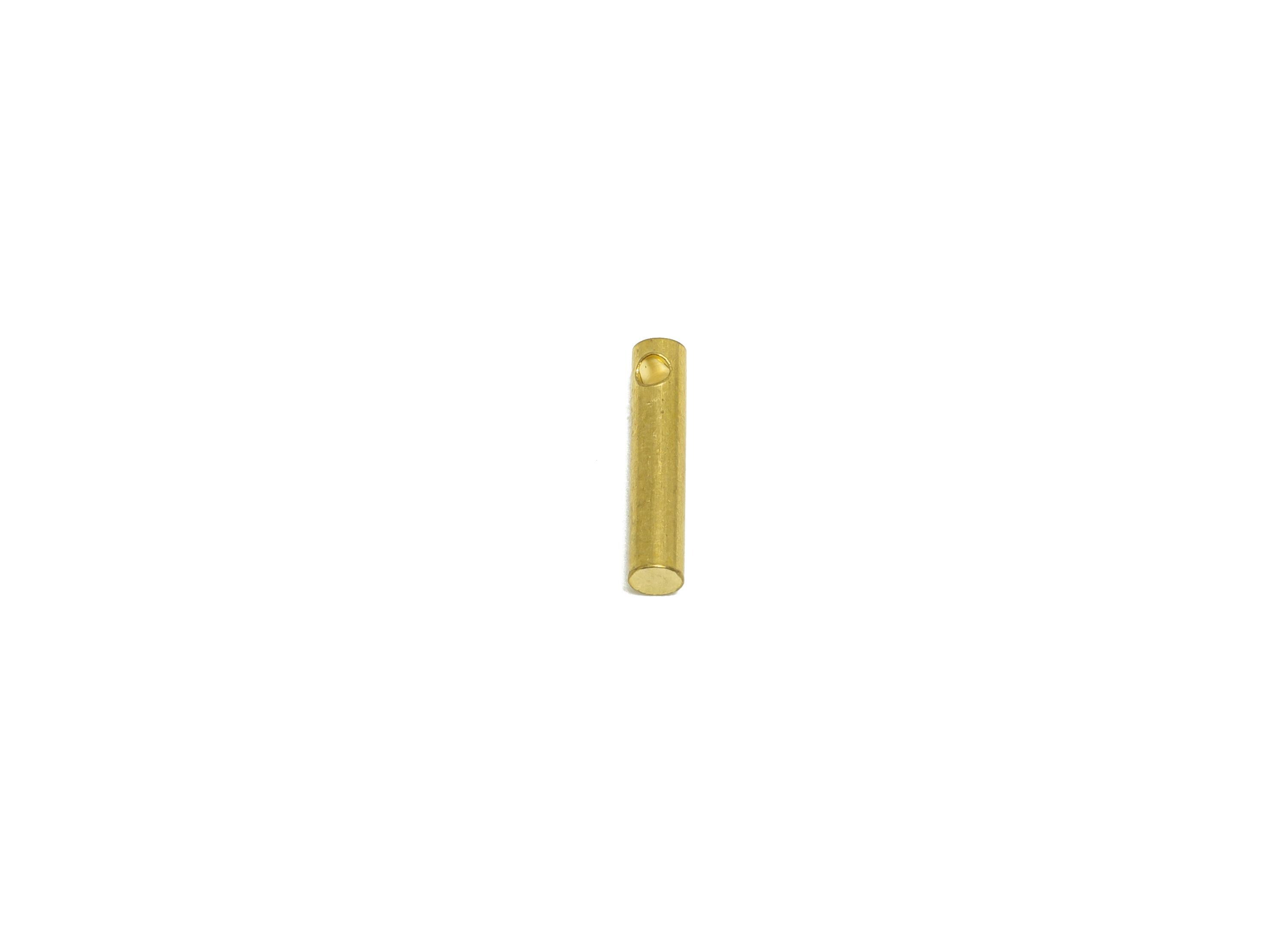 2.0*10mm Stick Earring Charm - Raw Brass Minimalist Bar Pendant - Bar Necklace Charms - Precision Rod - Crafting Supplies - PP10886 - DOMEDBAZAAR