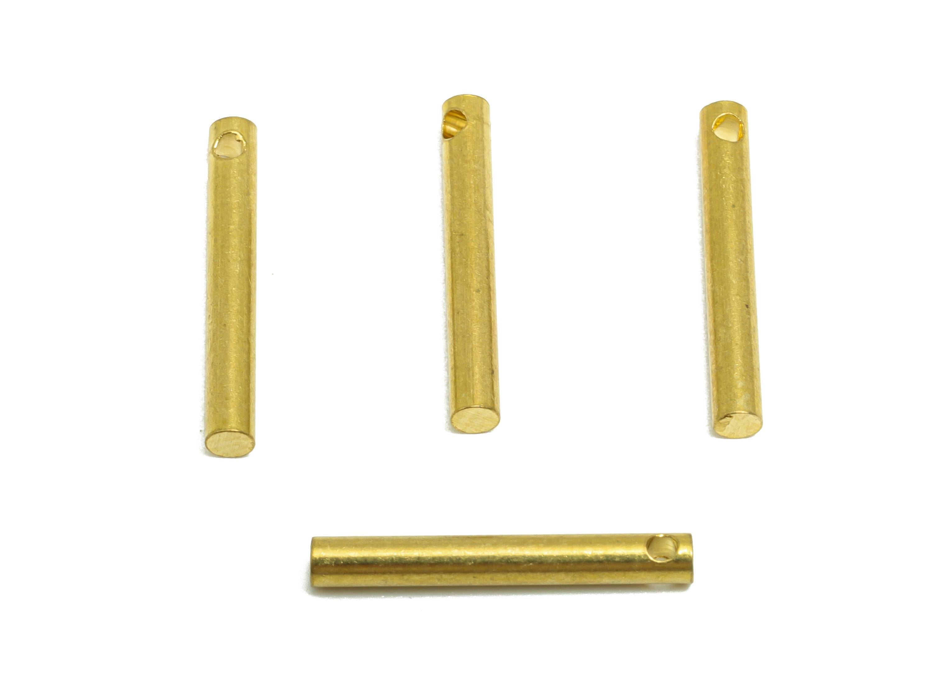 2.0*15mm Stick Earring Charm - Raw Brass Minimalist Bar Pendant - Bar Necklace Charms - Crafting Supplies - Industrial Component - PP10887 - DOMEDBAZAAR