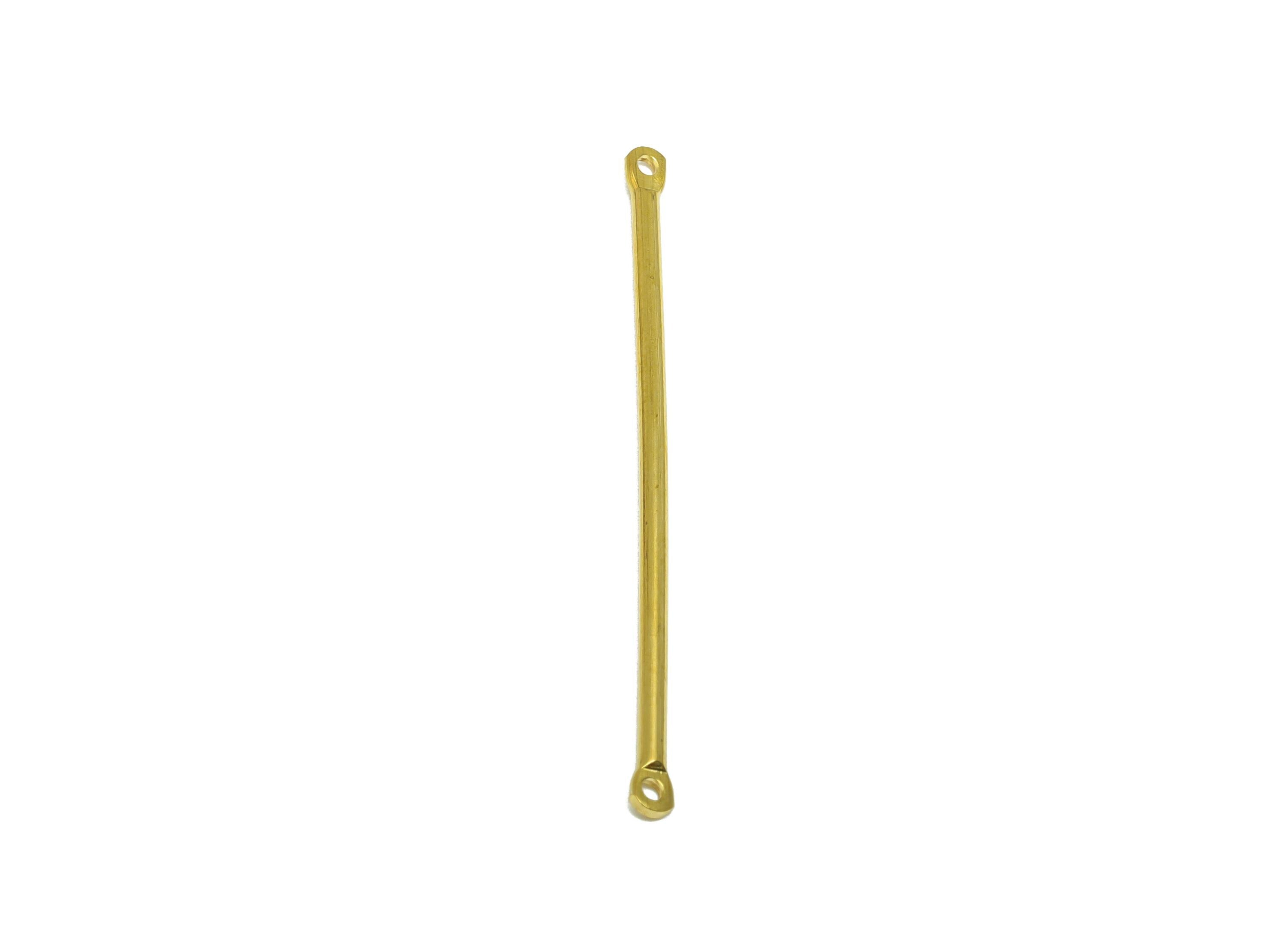 1.5*40mm Bar Earring Connector - Raw Brass Metal Link Component - Crafting Connector - Metal Connector Pin - DIY Jewelry Supplies - PP10896 - DOMEDBAZAAR