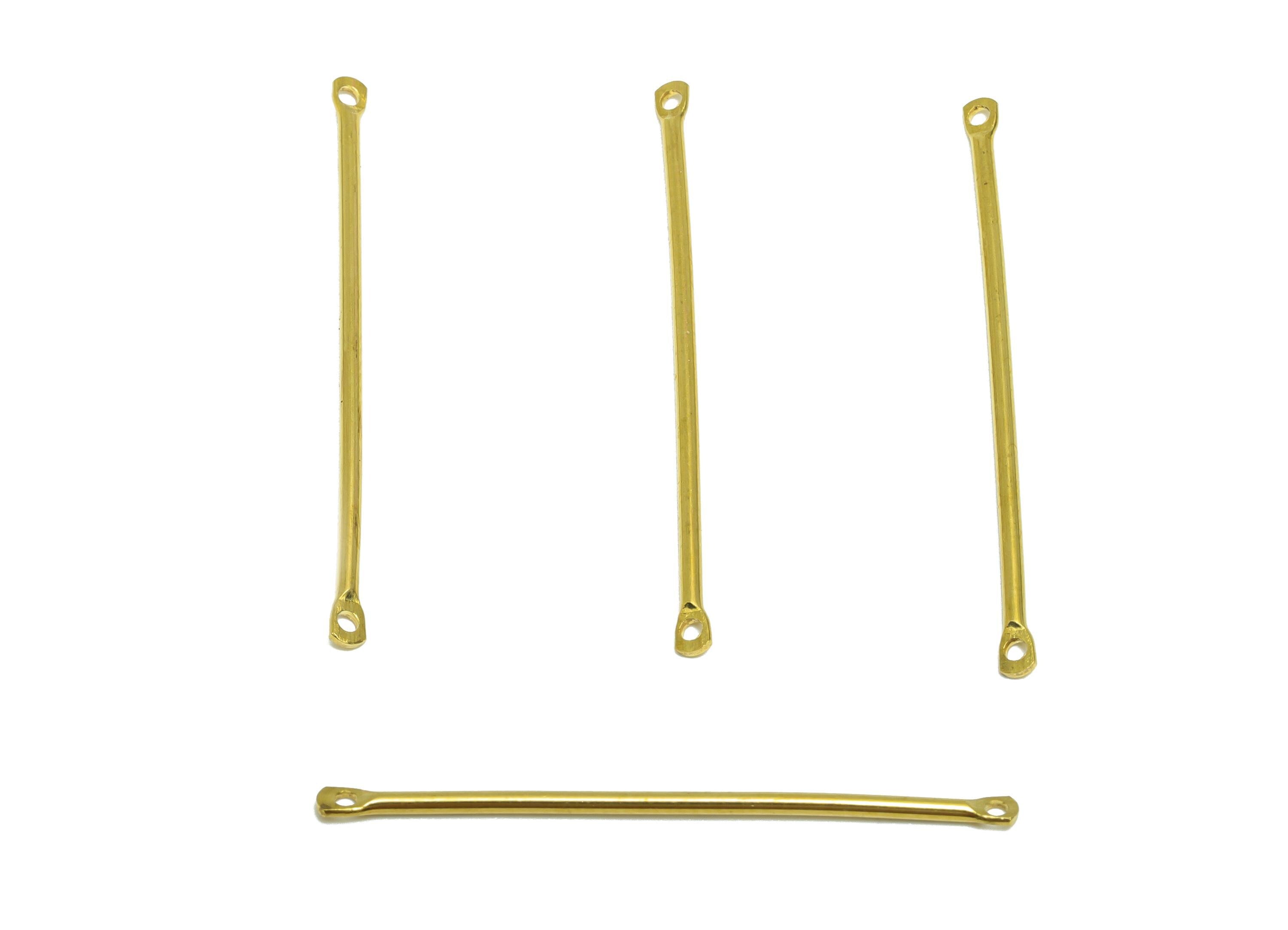 1.2*35mm Bar Earring Connector - Raw Brass Metal Link Component - Crafting Connector - Metal Connector Pin - DIY Jewelry Supplies - PP10900 - DOMEDBAZAAR