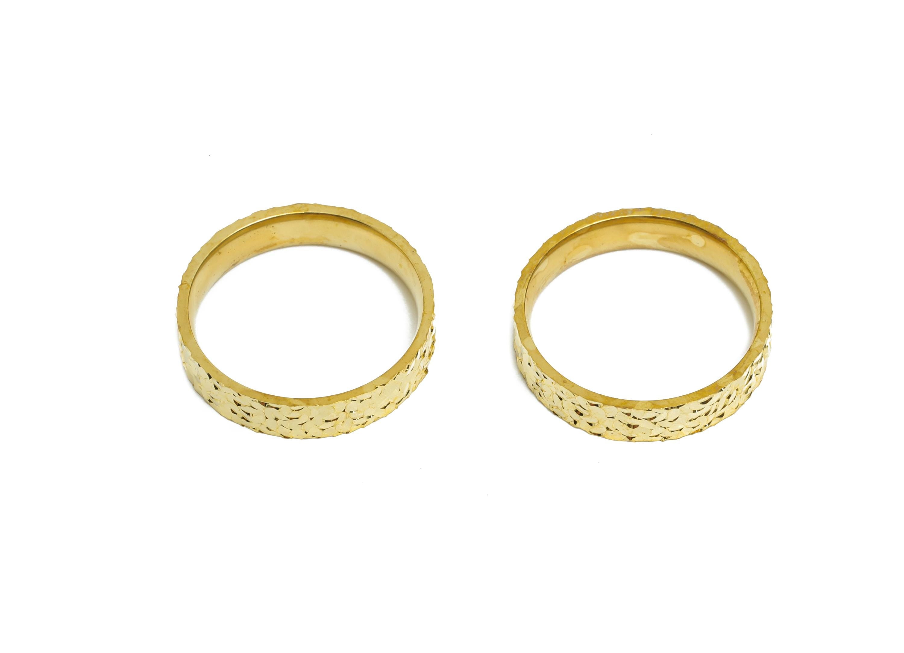 19mm Brass Ring - Raw Brass Textured Wide Ring Jewelry - Minimalist Everyday Wear Ring - Stylish Jewelry Brass - 19.36x19.36x4mm - PP11182-6 - DOMEDBAZAAR