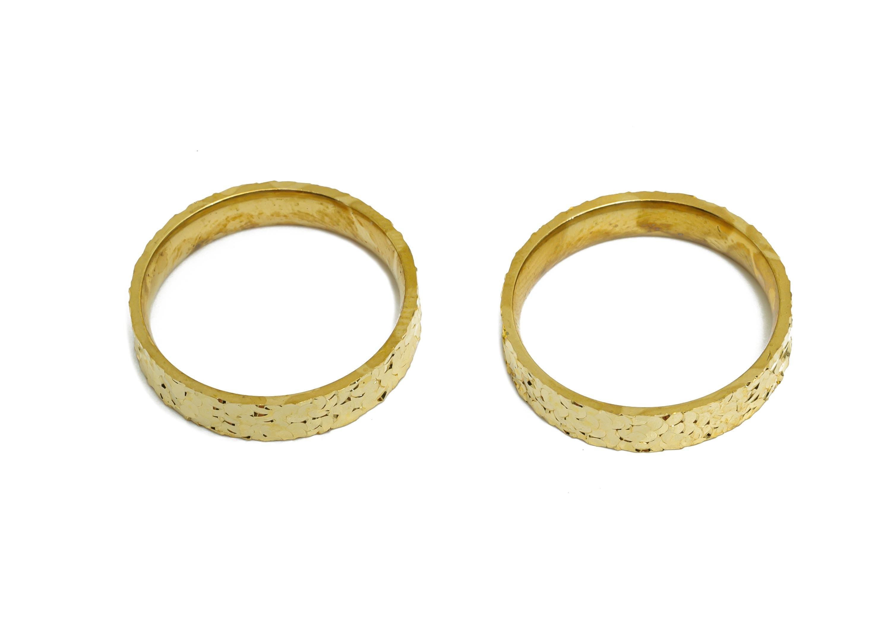 20mm Brass Ring - Raw Brass Textured Wide Ring Jewelry - Minimalist Everyday Wear Ring - Stylish Jewelry Brass - 20.16x20.16x4mm - PP11182-7 - DOMEDBAZAAR