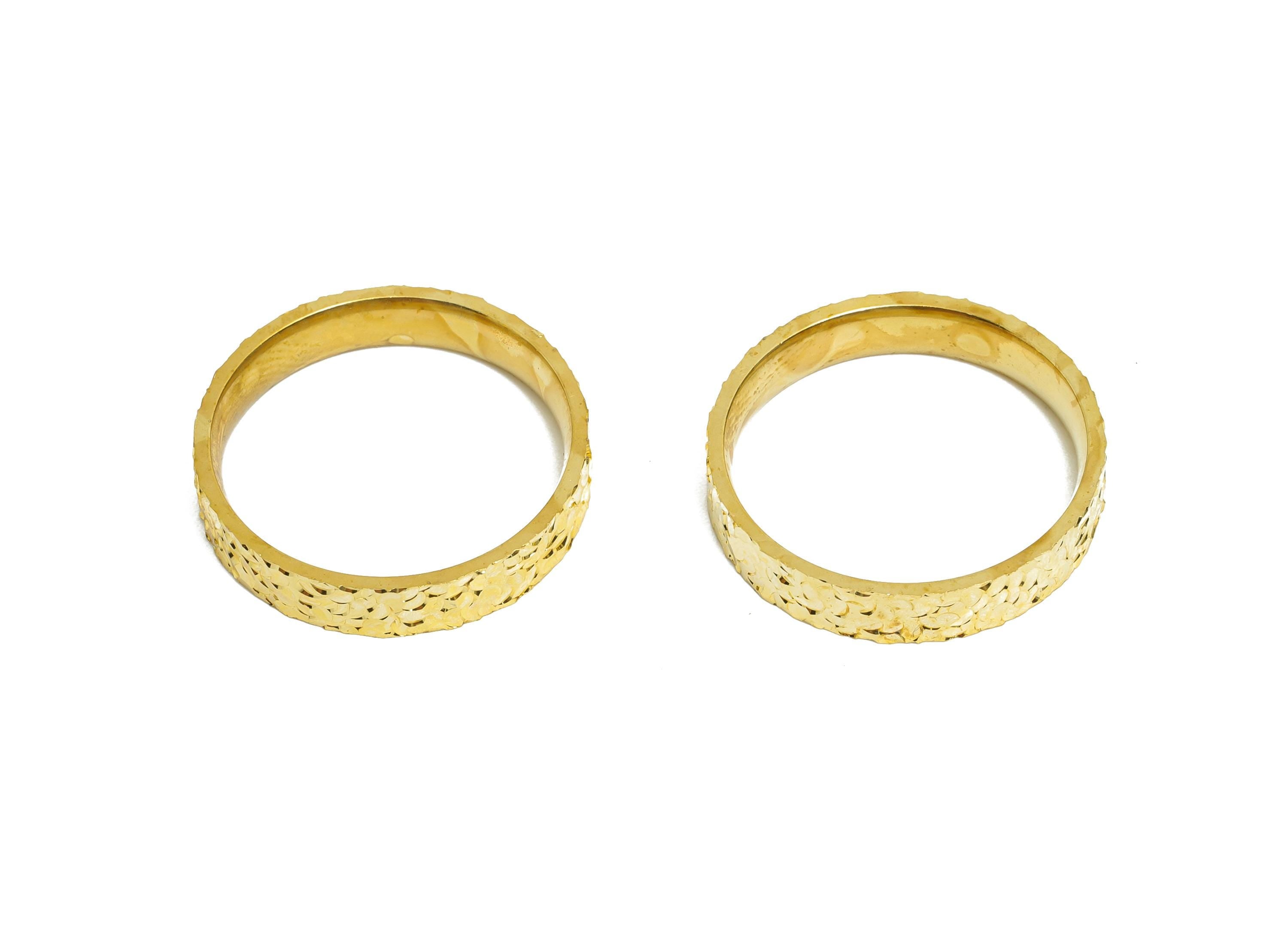 21mm Brass Ring - Raw Brass Textured Wide Ring Jewelry - Minimalist Everyday Wear Ring - Stylish Jewelry Brass - 21.2x21.2x4mm - PP11182-8 - DOMEDBAZAAR
