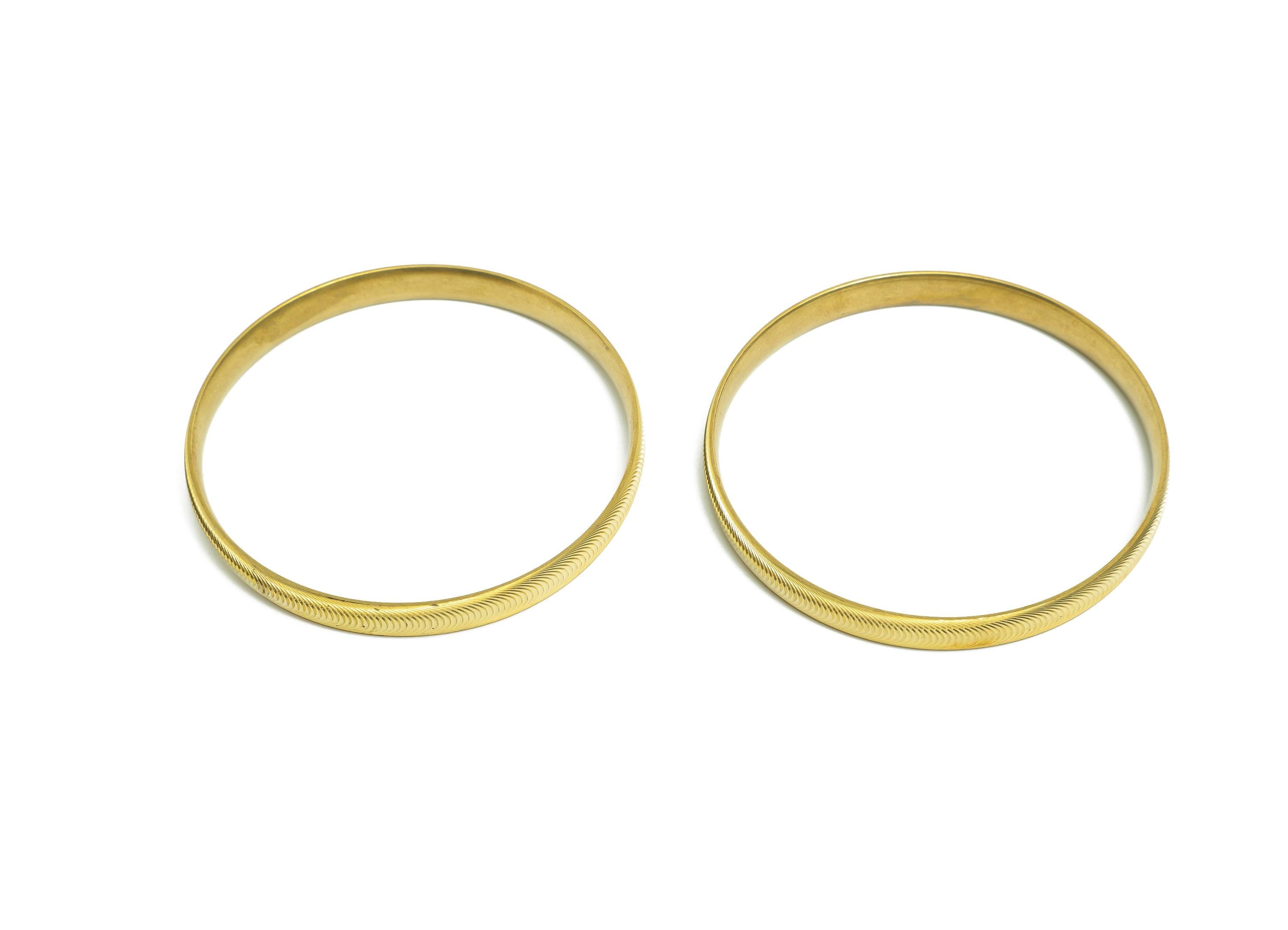 65mm Brass Hoop Bracelet - Raw Brass Textured Wide Bangle - Sparkling Bracelet - Everyday Wear Jewelry - 64.53x64.52x7mm - PP11140 - DOMEDBAZAAR
