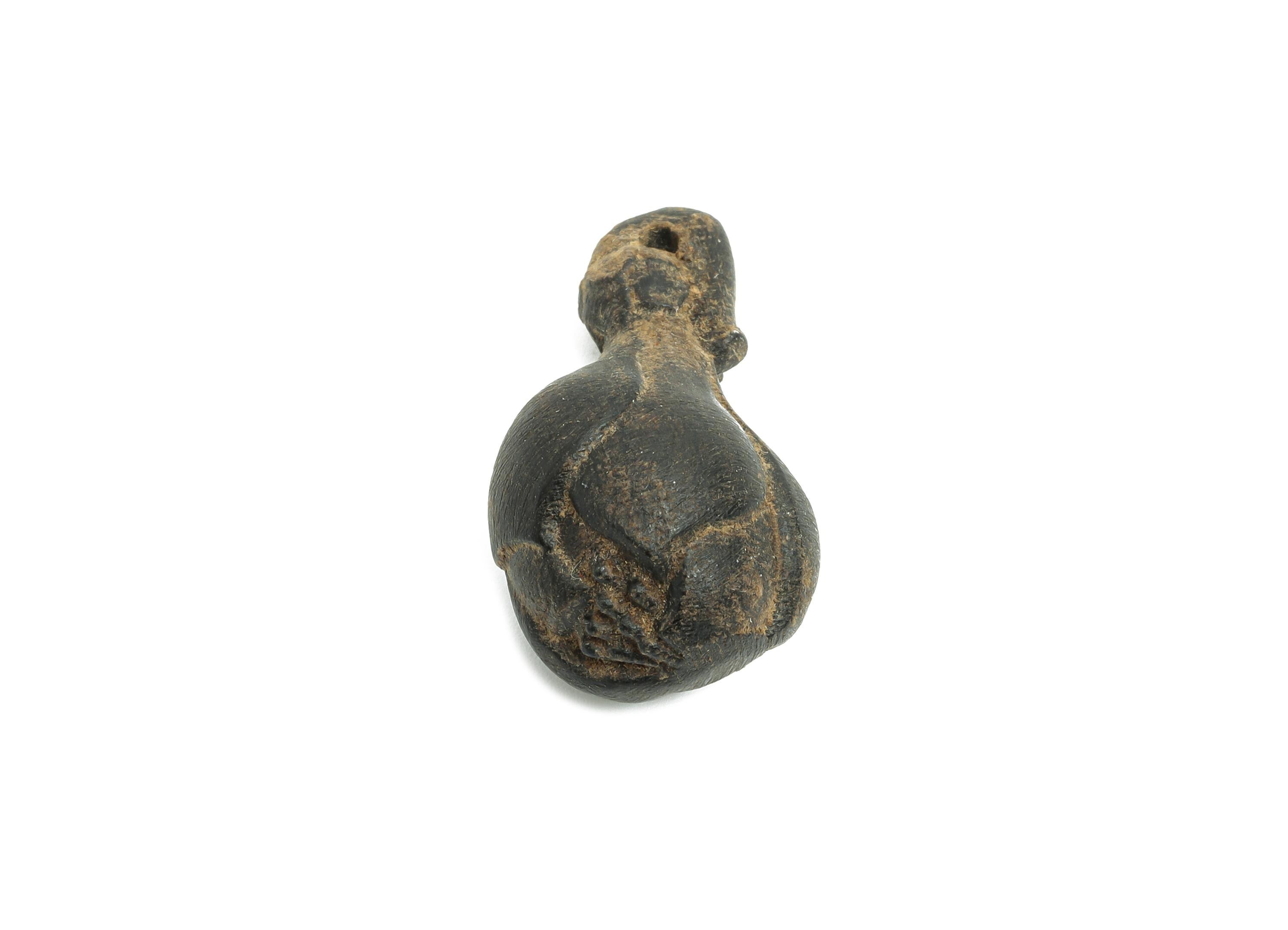 Black Wood Bud Charm - Wooden For Necklaces & Bracelet - Artisan Vintage Wood Pendant - Handmade Wooden for Crafting - 28x15x15mm - BB1318 - DOMEDBAZAAR